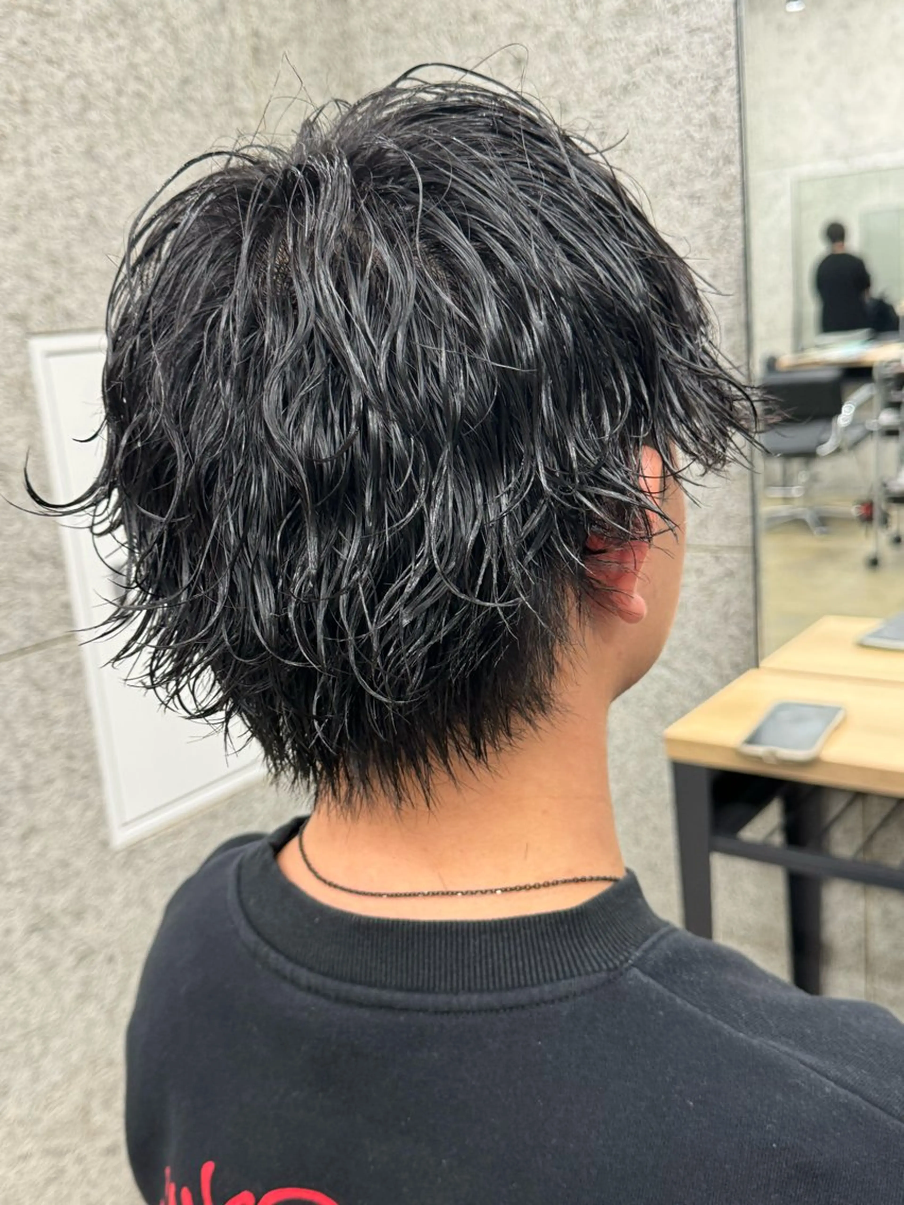メンズ カット パーマ 髪質改善/浅沼 亮のヘアスタイル