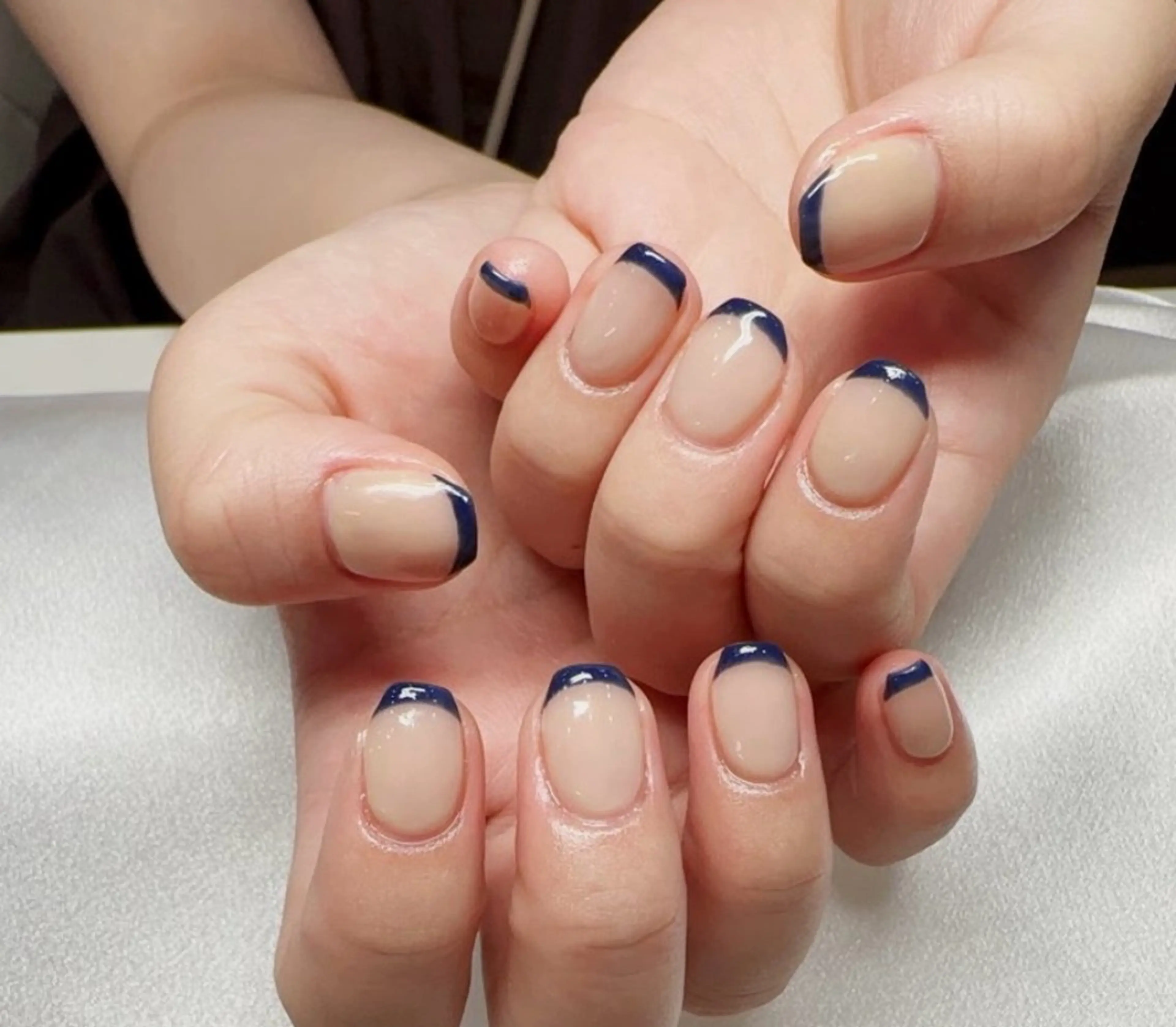 ネイル Kaka_ パラジェル、長さだしのネイルデザイン