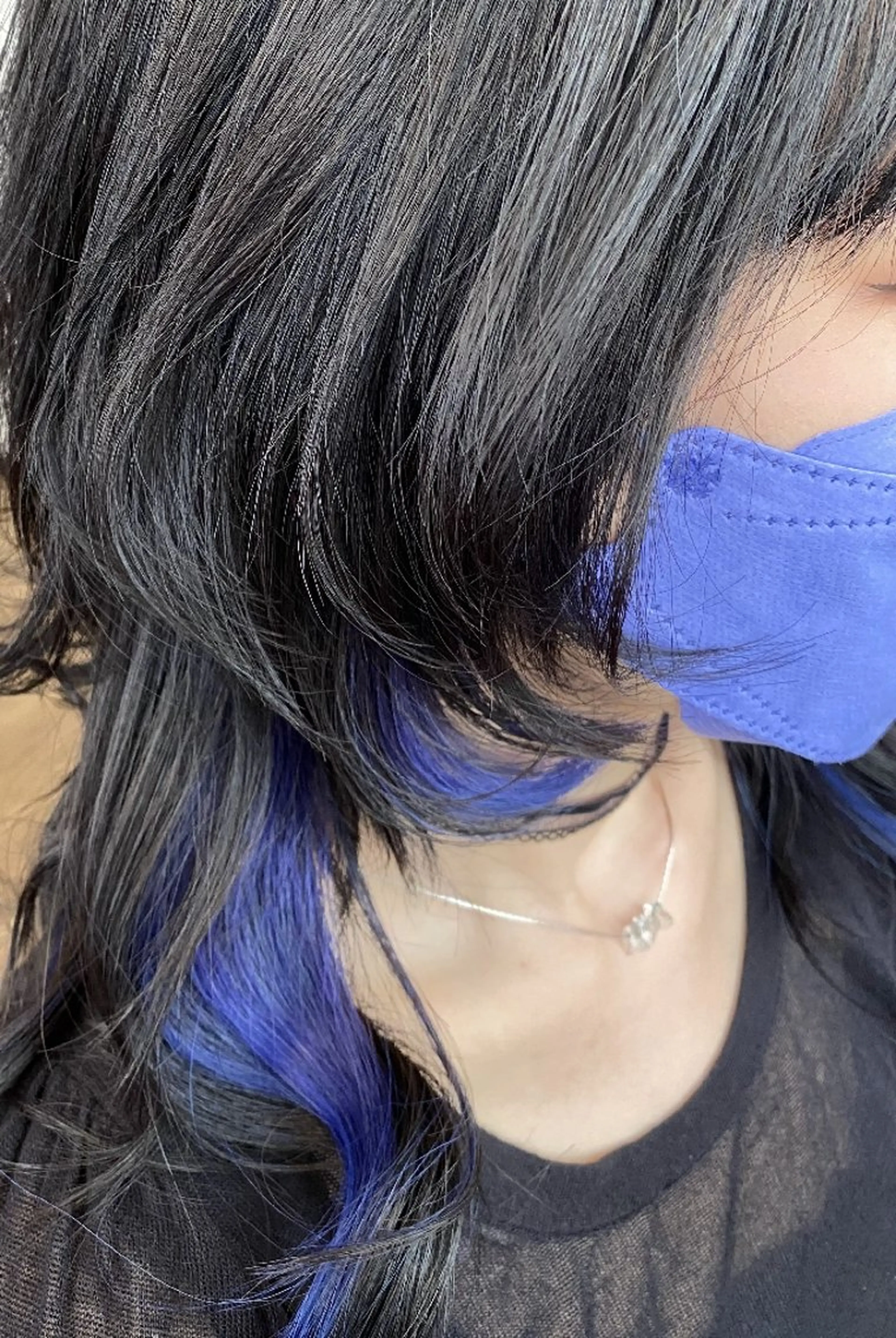 ロング カラー 透明感カラー インナーカラー オレンジ ボブ 小顔カット カット ヘアカラー トリートメント MOCO hair flor所属・MOCO hair flor /kohのヘアスタイル