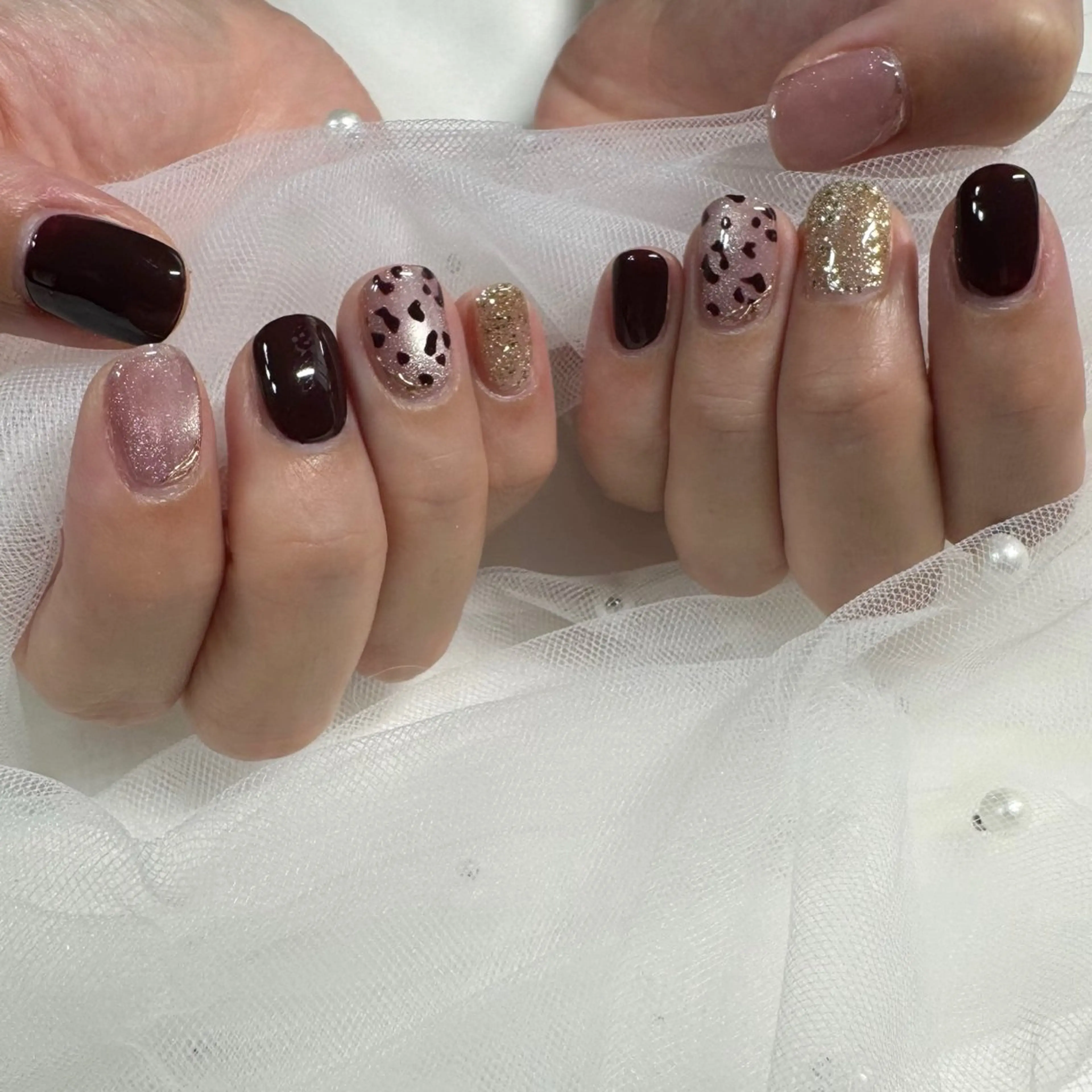 ネイル ジェルネイル 東 千夏のネイルデザイン