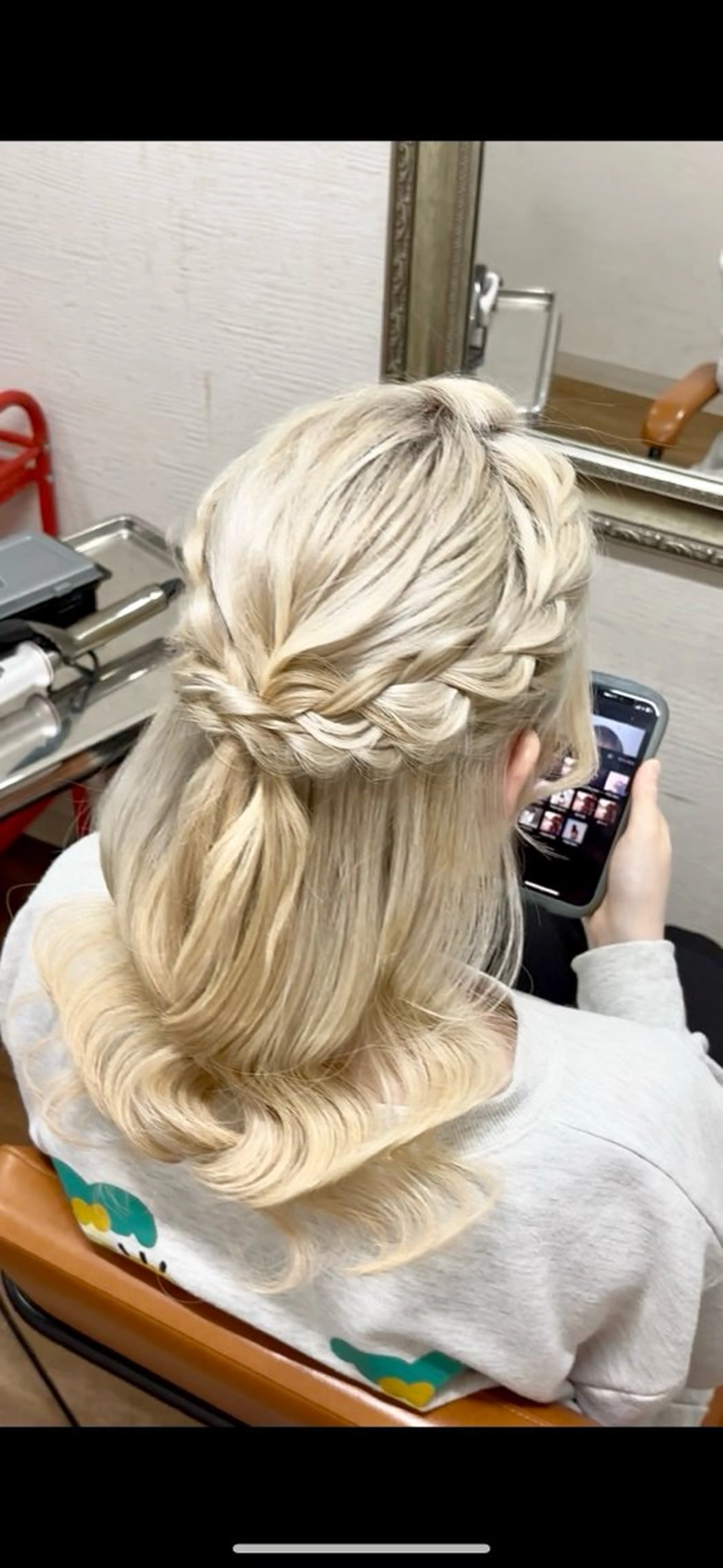 ミディアム カラー ヘアアレンジ カラーモデル募集 ☘️もえな☘️のヘアスタイル