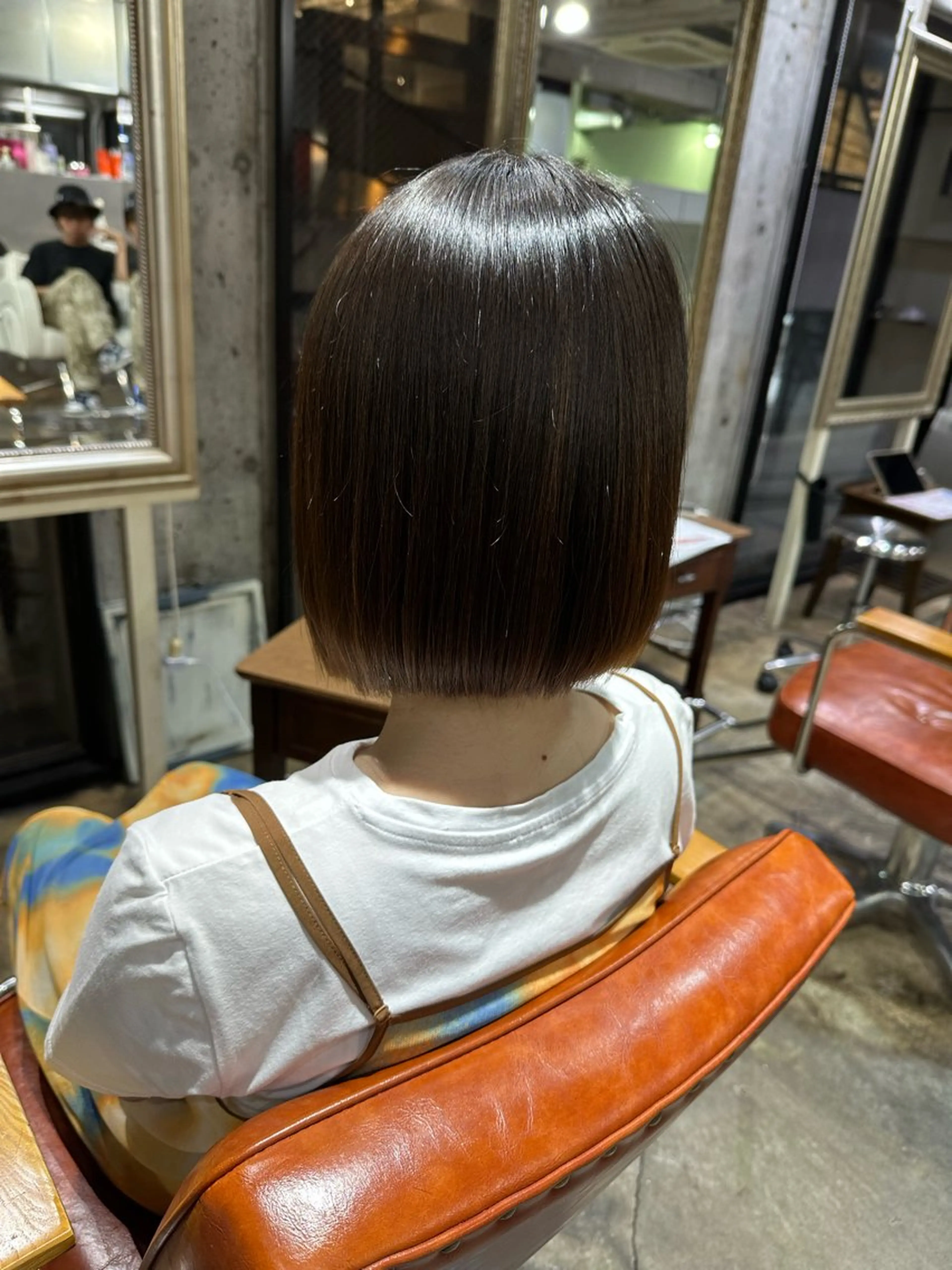 ミディアム 🔥コテ巻き風 ボブパーマ🔥のヘアスタイル