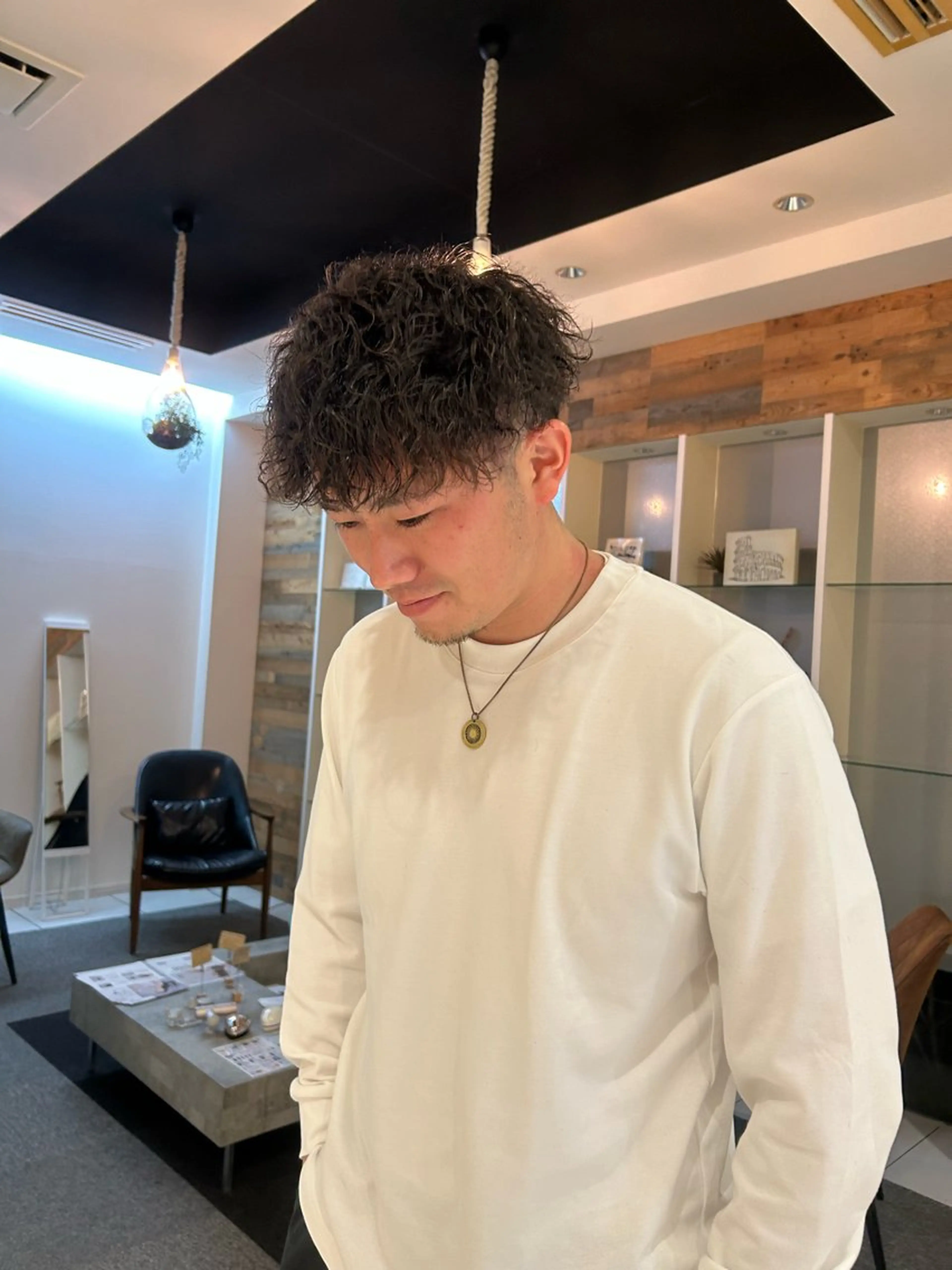 パーマ メンズ パーマ 髪質改善/ストレート パーマ長久手/ひかるのヘアスタイル