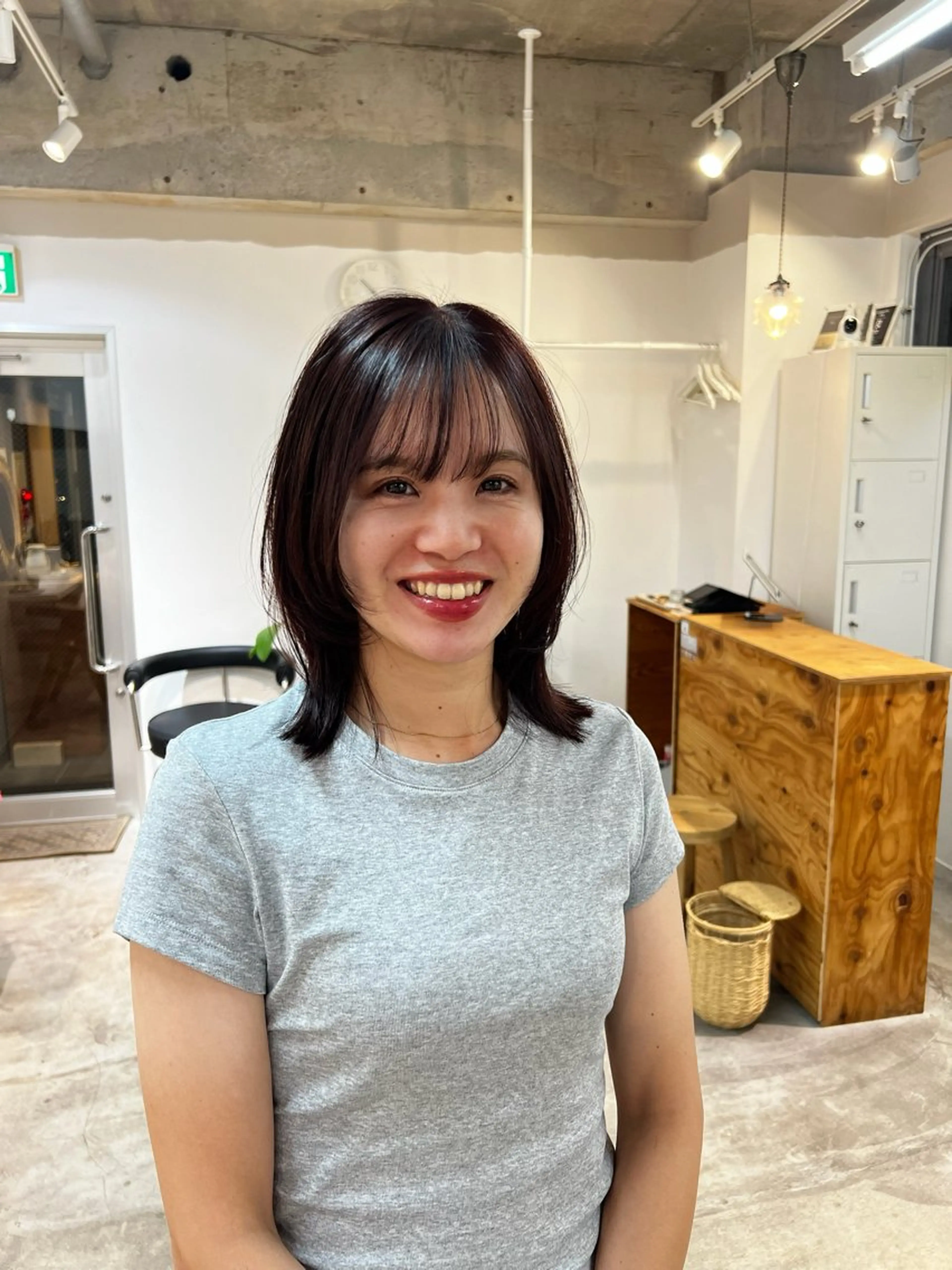 ミディアム カラー レイヤーカット ウルフカット ウルフレイヤー ヘアカラー トリートメント fit /HONOKAのヘアスタイル