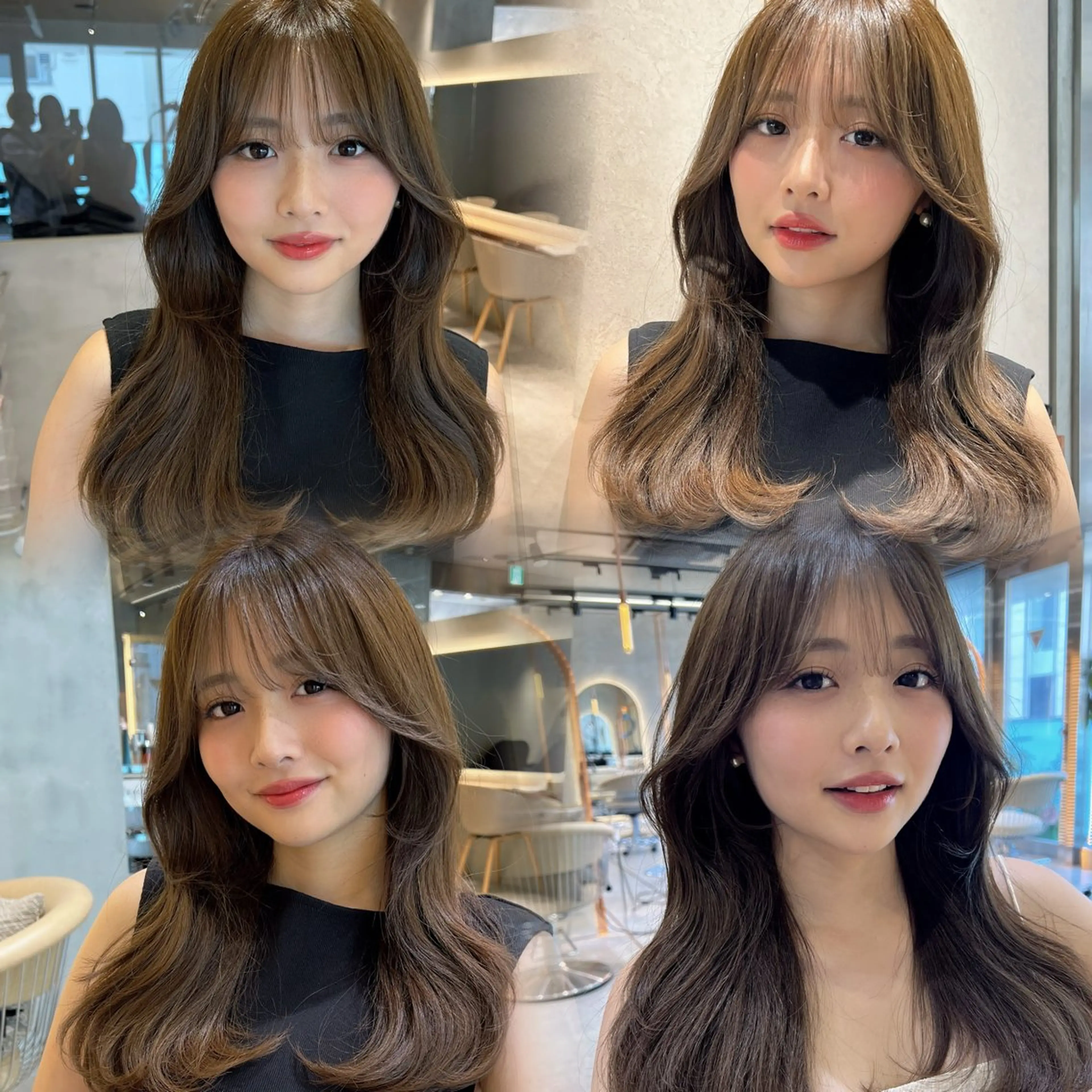 セミロング カット ヘアカラー トリートメント 💎韓国レイヤー/ 髪質改善💎武村侑哉のヘアスタイル