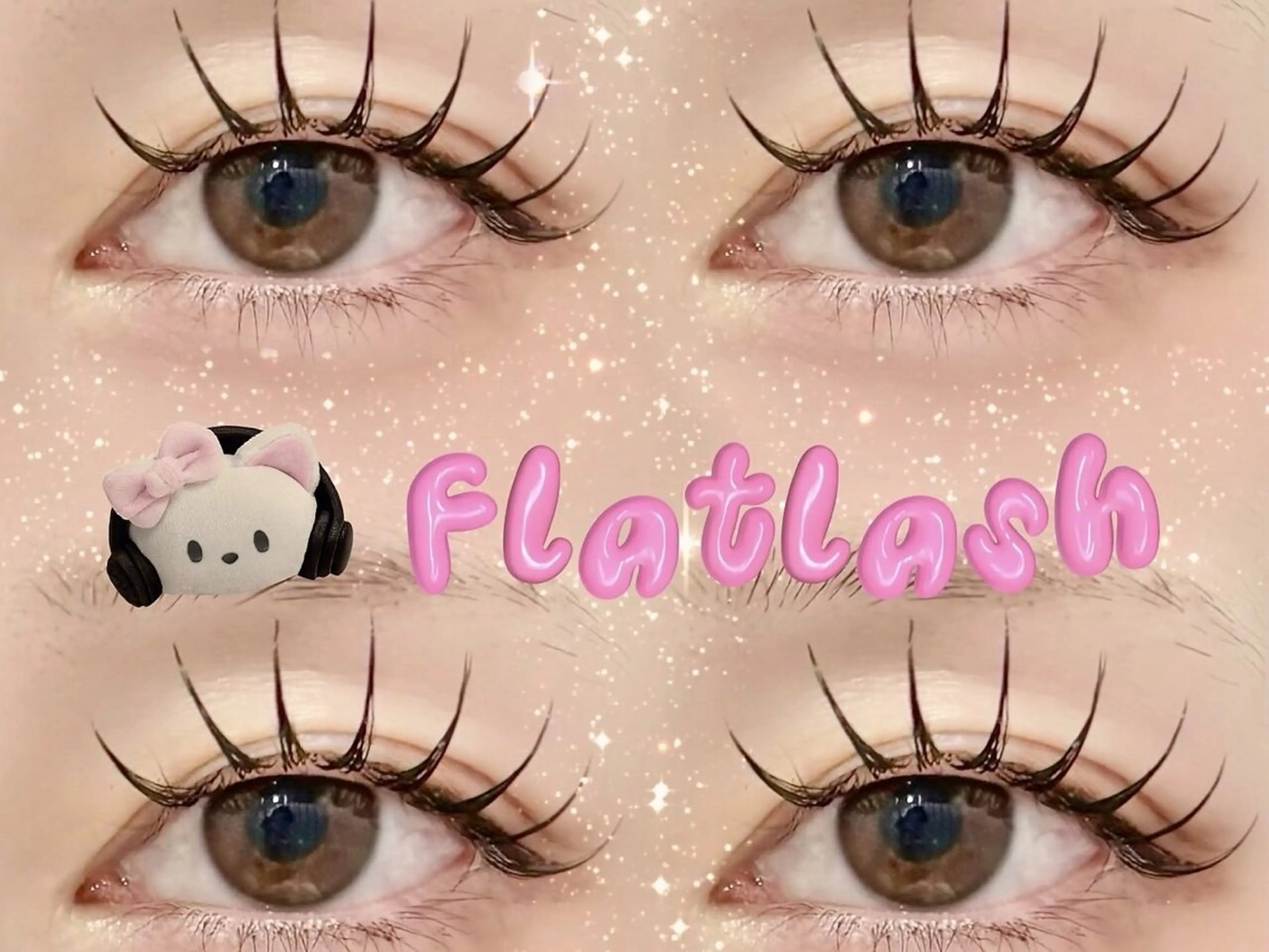 .*ﾟ🎀 フラットラッシュ80本「オフ無料」🎀.⋆の写真