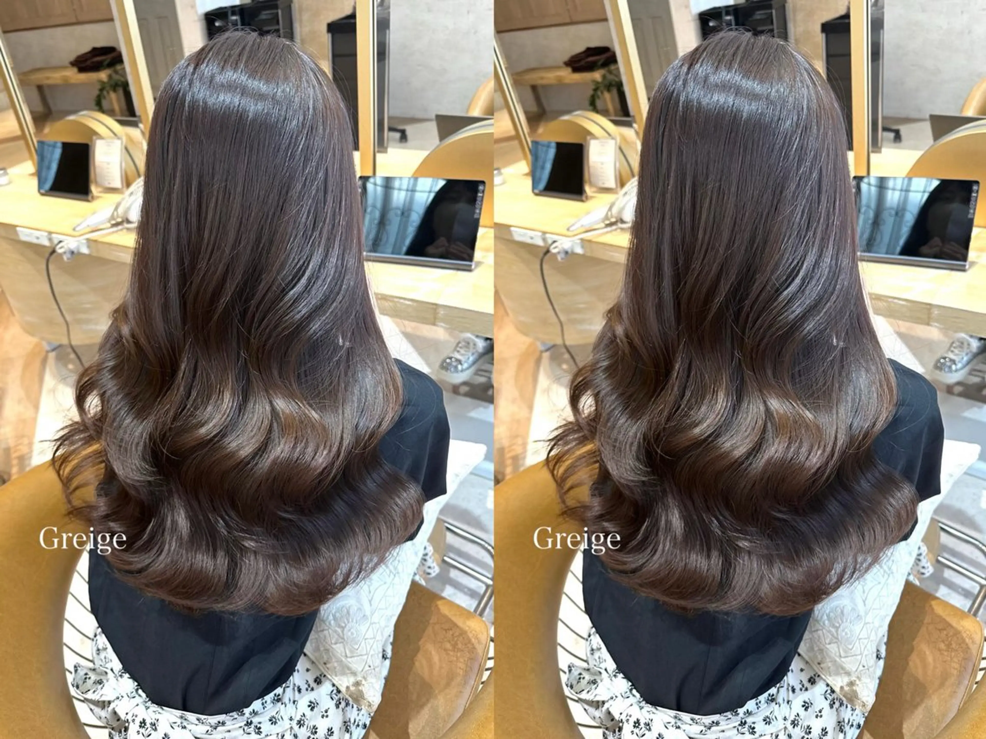 ロング ブリーチなし 透明感カラー/松沢のヘアスタイル