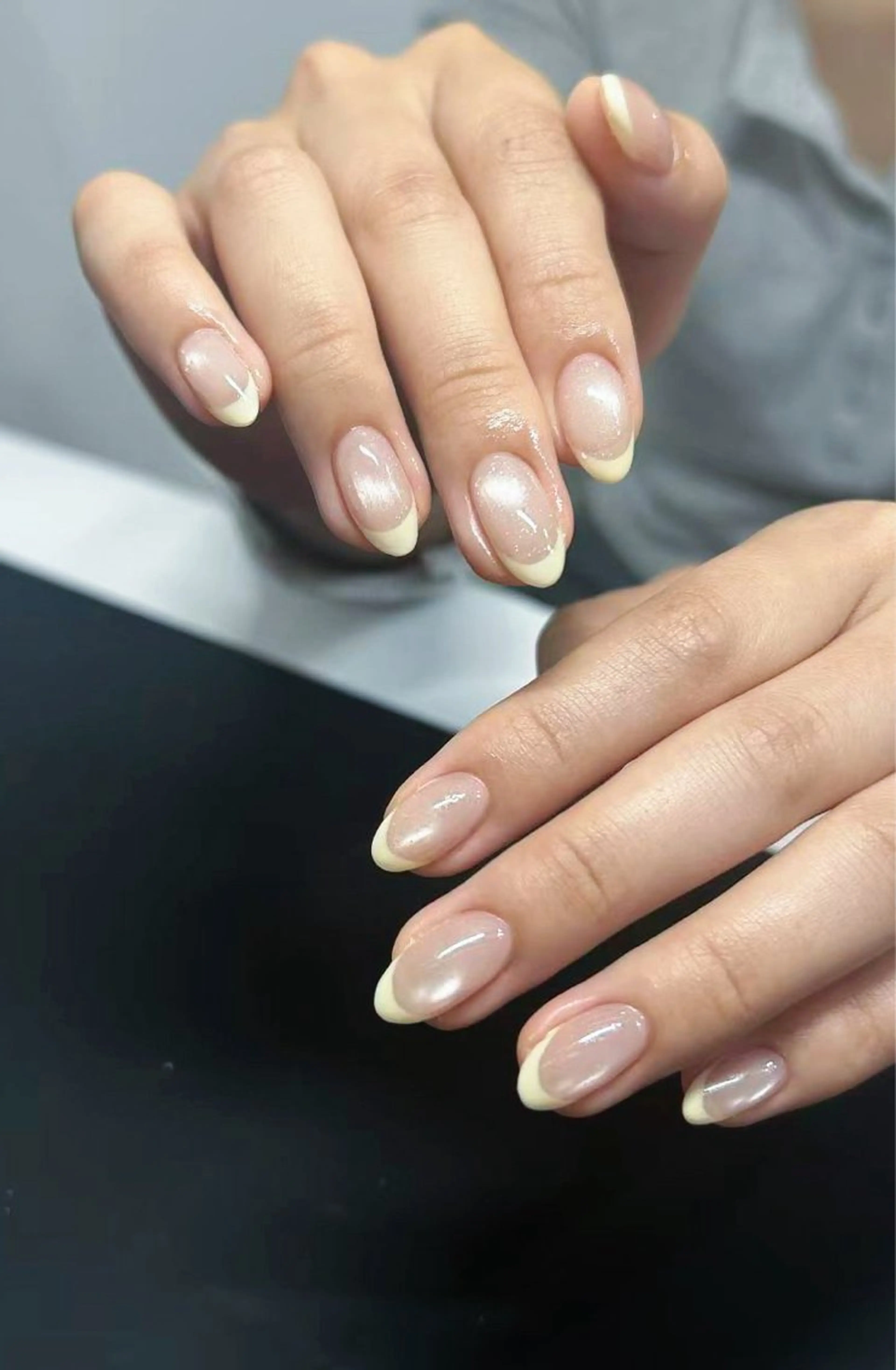 ネイル スカルプネイル シンプルネイル Lunailsalon所属・Lu nailsalonのネイルデザイン