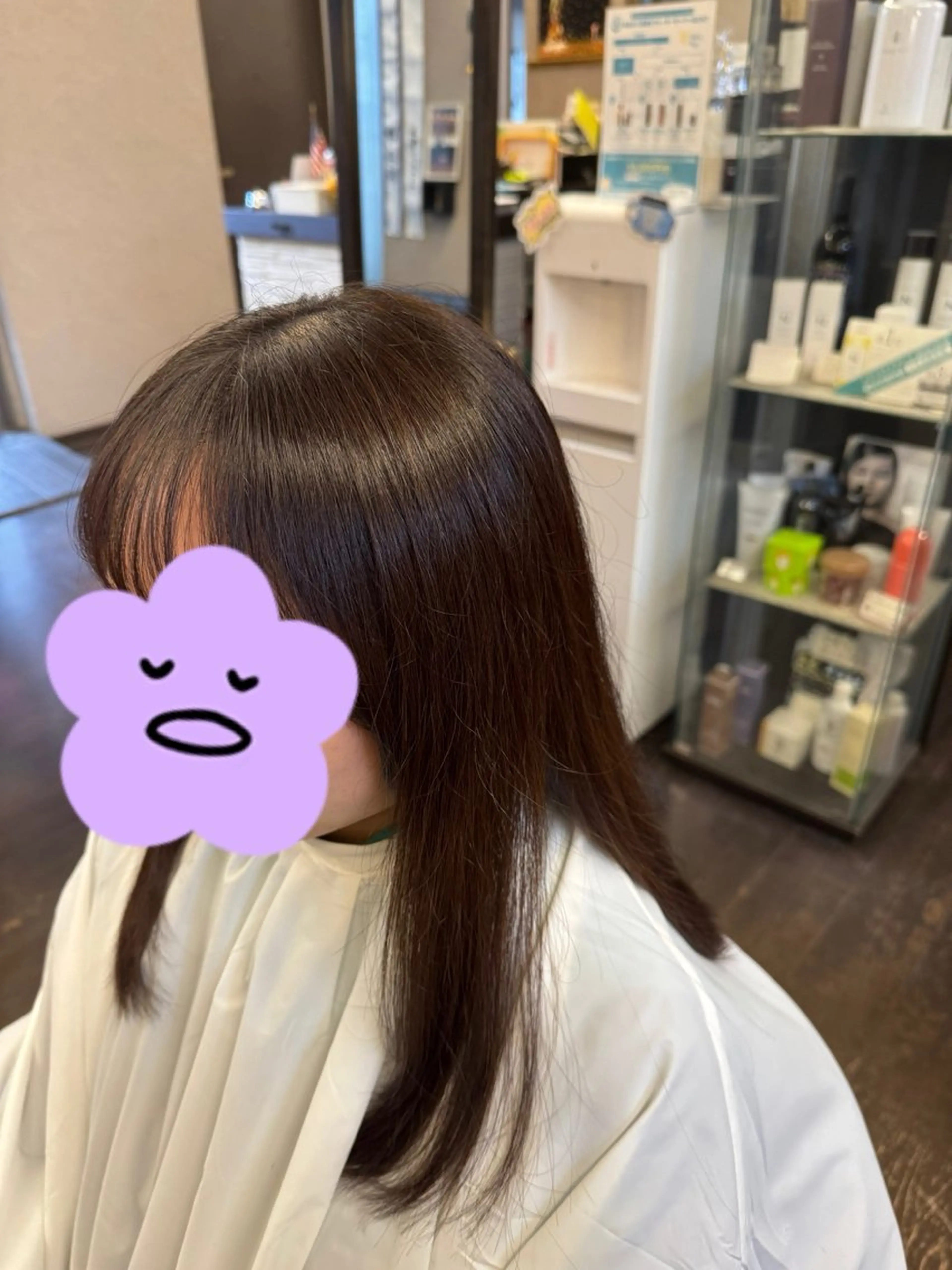 ロング ふくもと ゆうこのヘアスタイル
