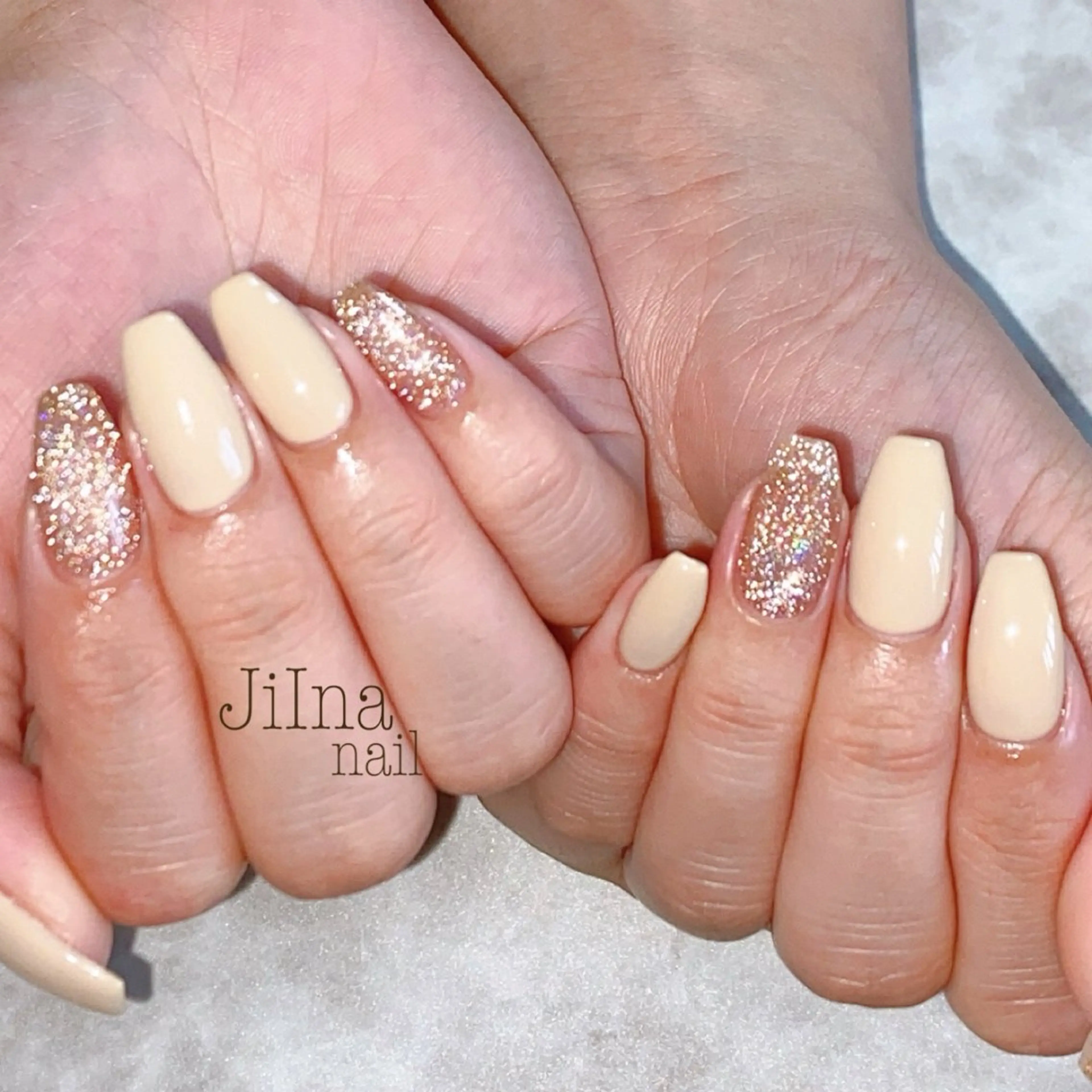 ネイル フラッシュネイル フラッシュマグ マグネットネイル JiIna nailのネイルデザイン