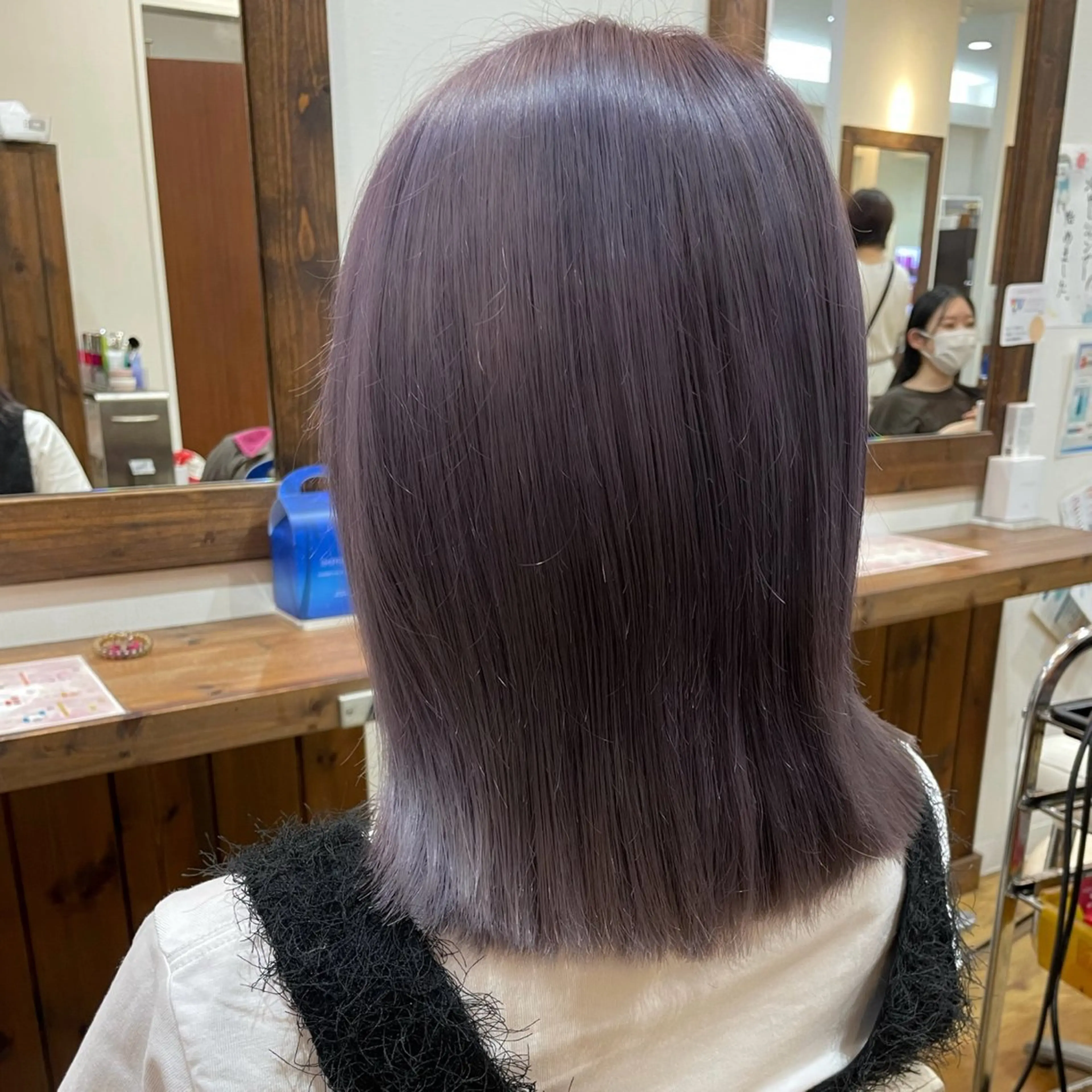 ミディアム カラー ブリーチ カット ヘアカラー 💖ダブルカラー/ ヘアセット/晴香💖のヘアスタイル