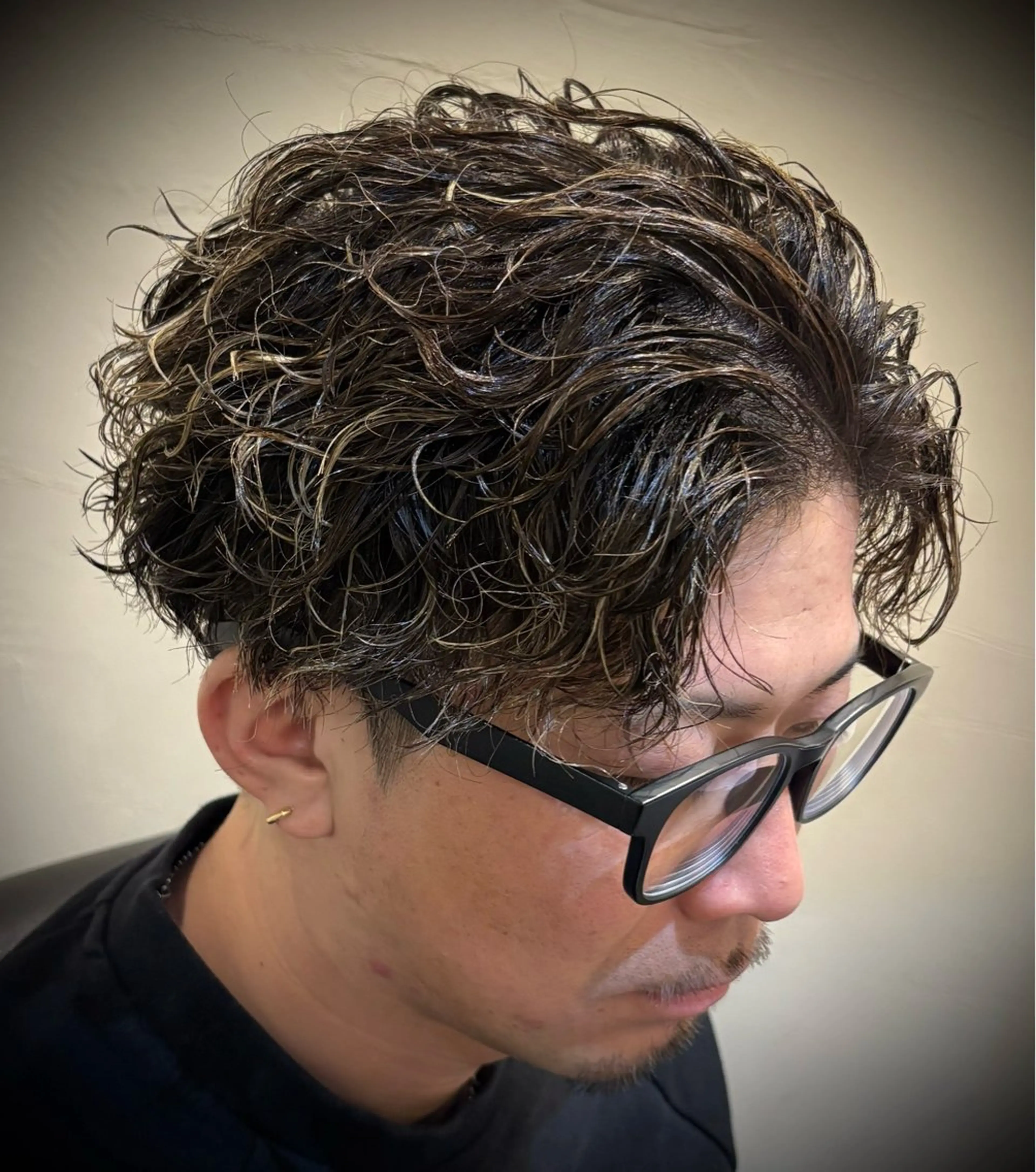 パーマ メンズ 💈barber 中根 龍星のヘアスタイル