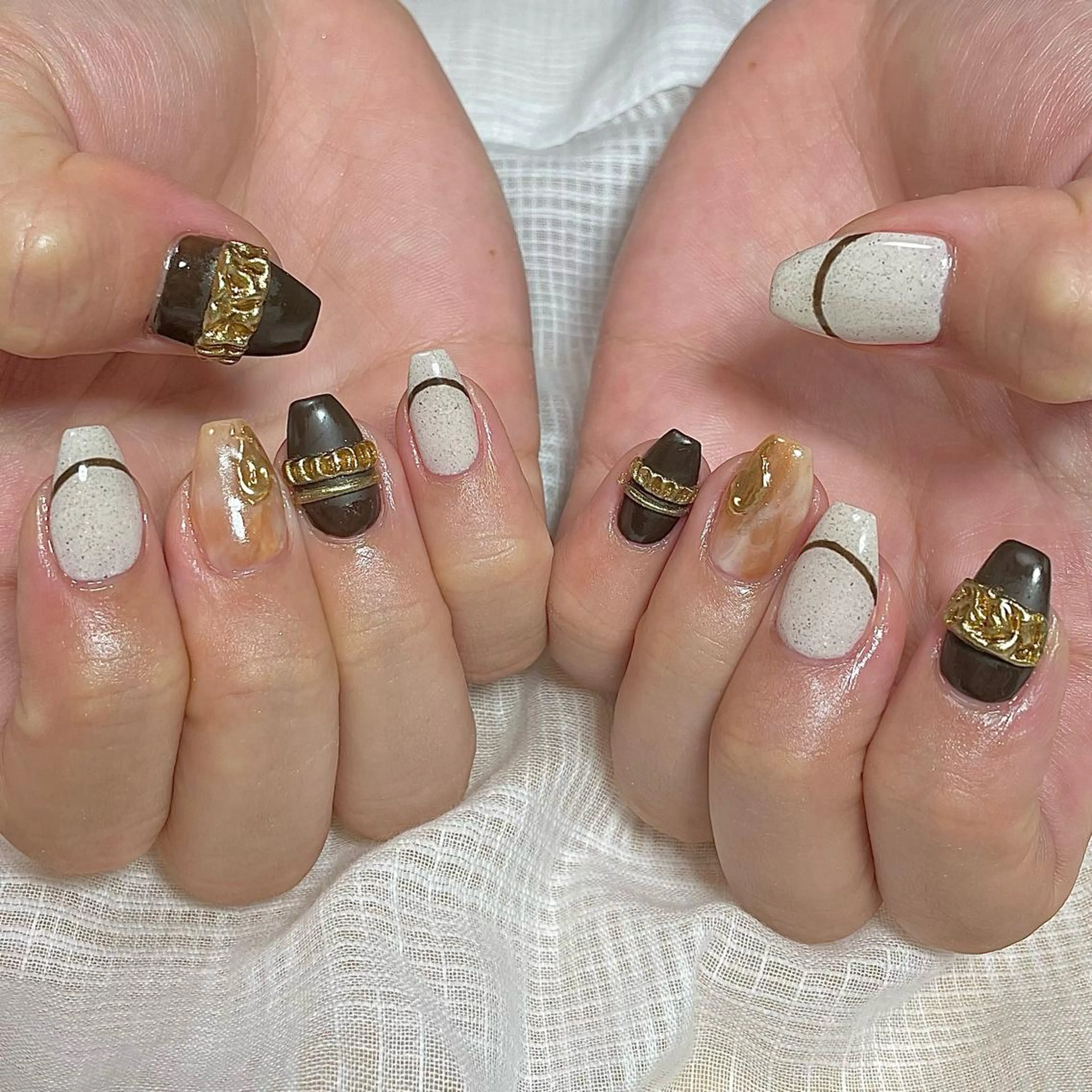 ネイル ハンドネイル Nailsalon BLOOM🌷 山崎のネイルデザイン
