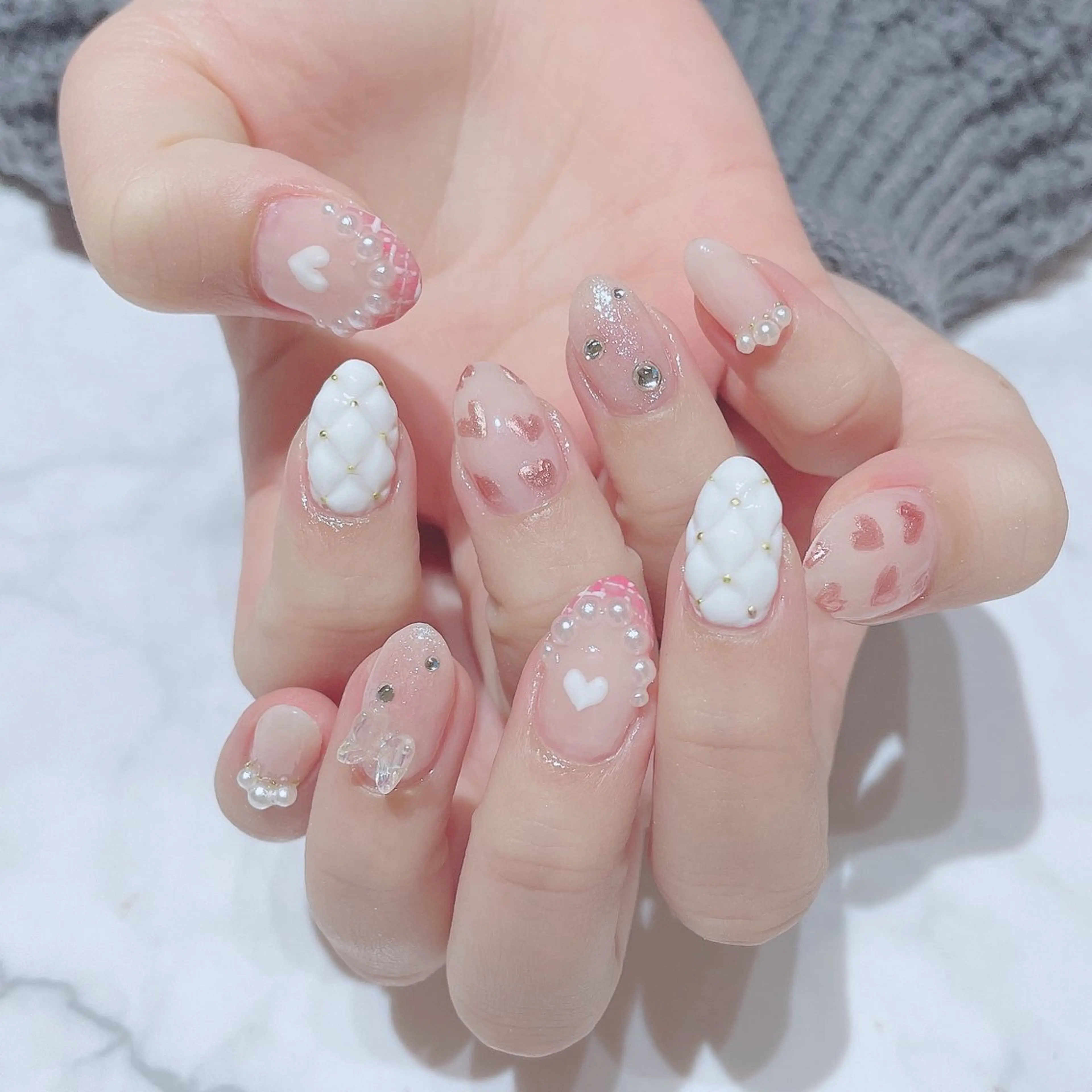 ネイル 持ち込み ネイルサロン Belleのネイルデザイン