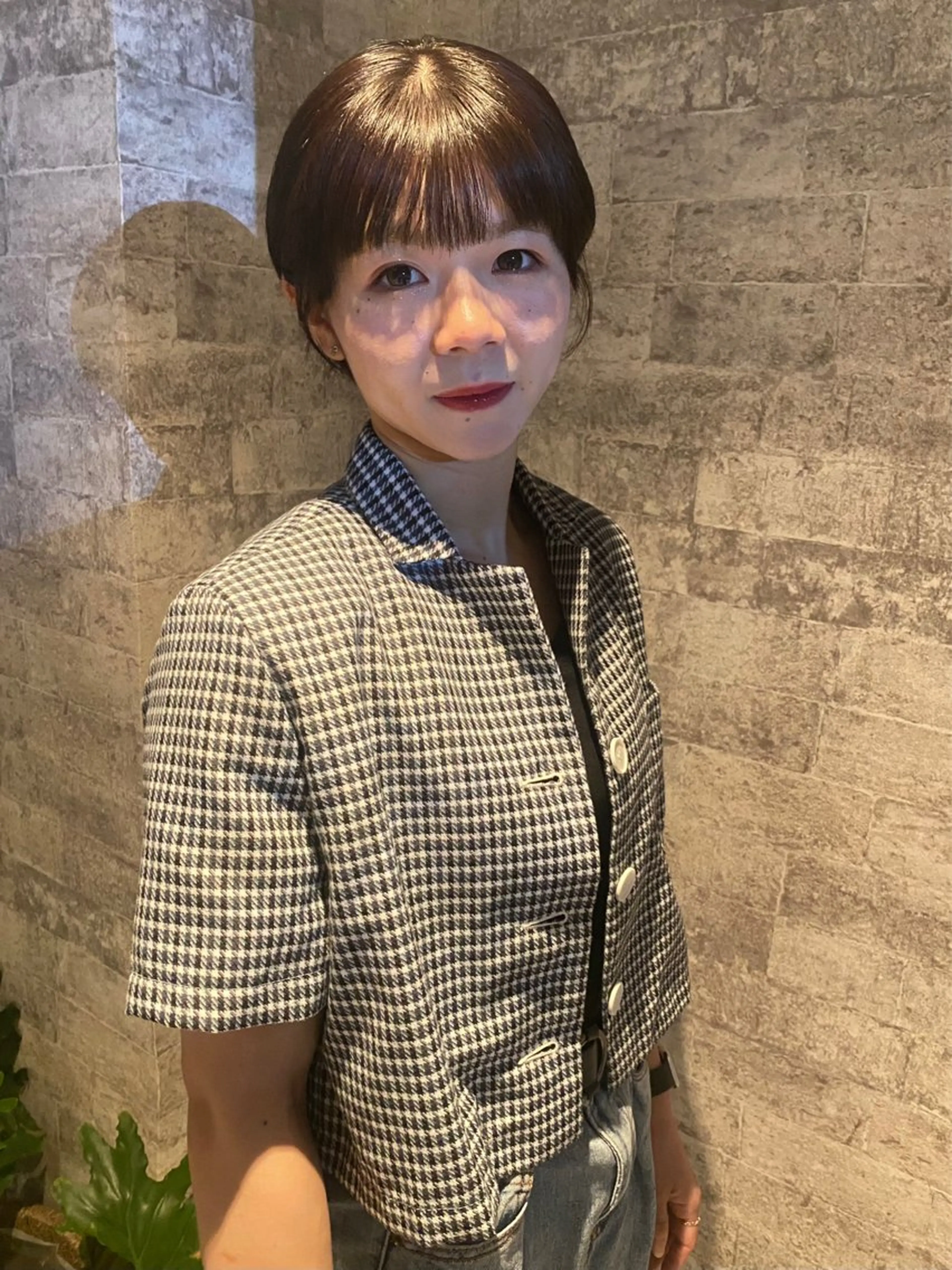 ショート カラー パーマ 透明感カラー カット ヘアカラー 縮毛矯正 トリートメント mai / linoah˚✧のヘアスタイル