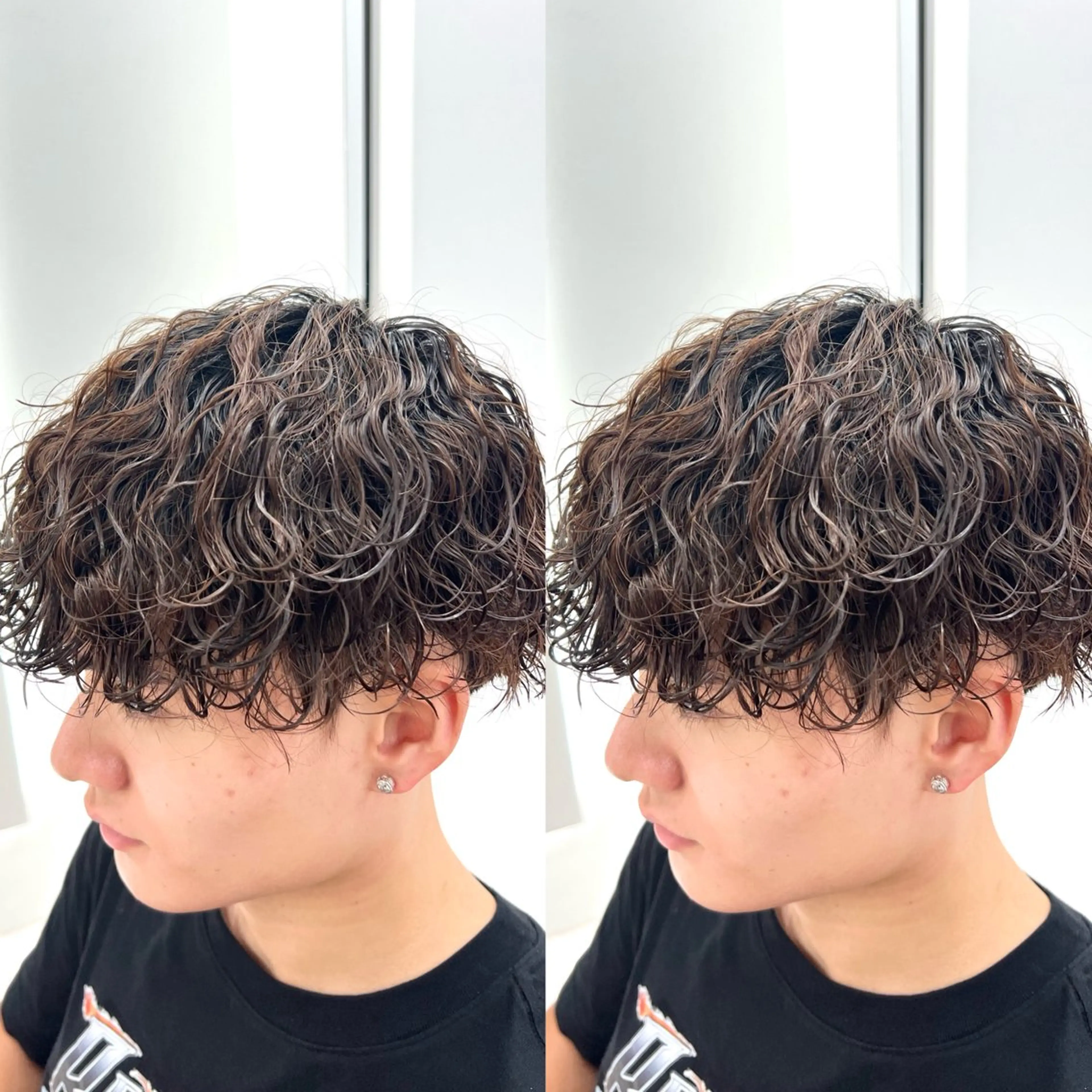 パーマ メンズ カット パーマ トリートメント ツイスパ/シャドウ 矢吹俊大郎のヘアスタイル