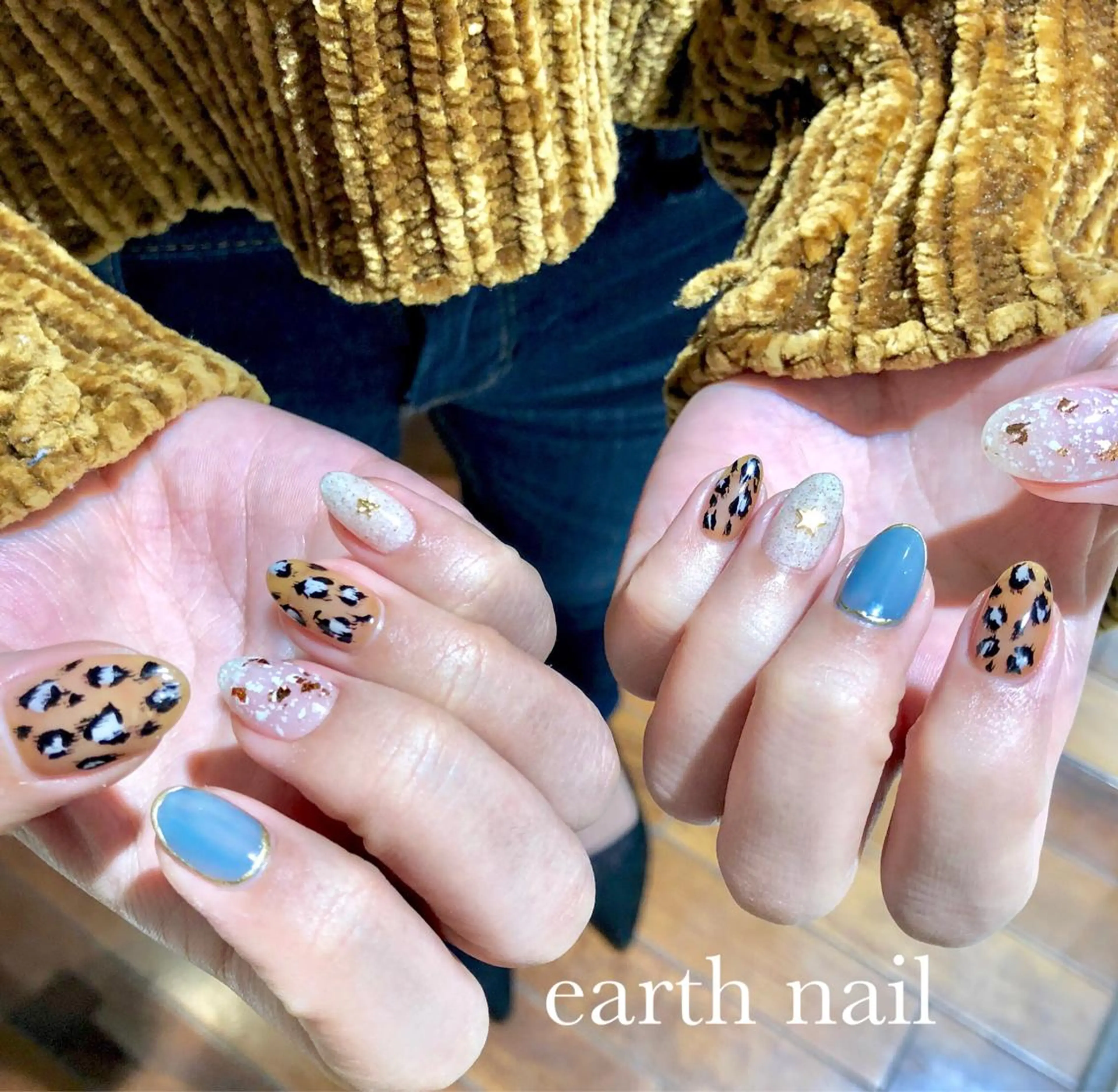 ネイル アニマル柄 ハンドネイル 🧁🥕 asukaのネイルデザイン