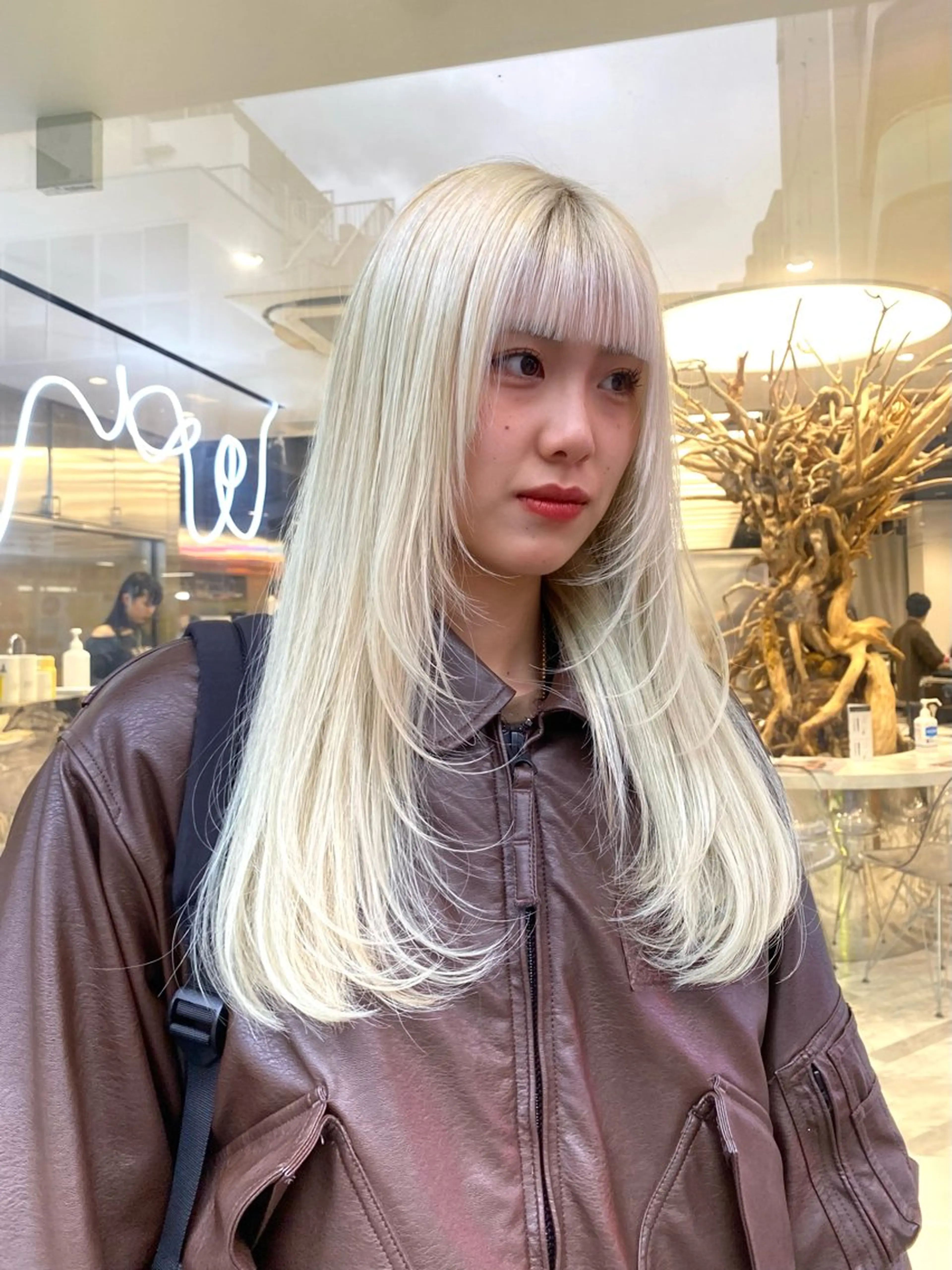 ロング 顔まわりレイヤー 顔周りカット レイヤーカット otoha☆カラー/ レイヤー/八王子のヘアスタイル