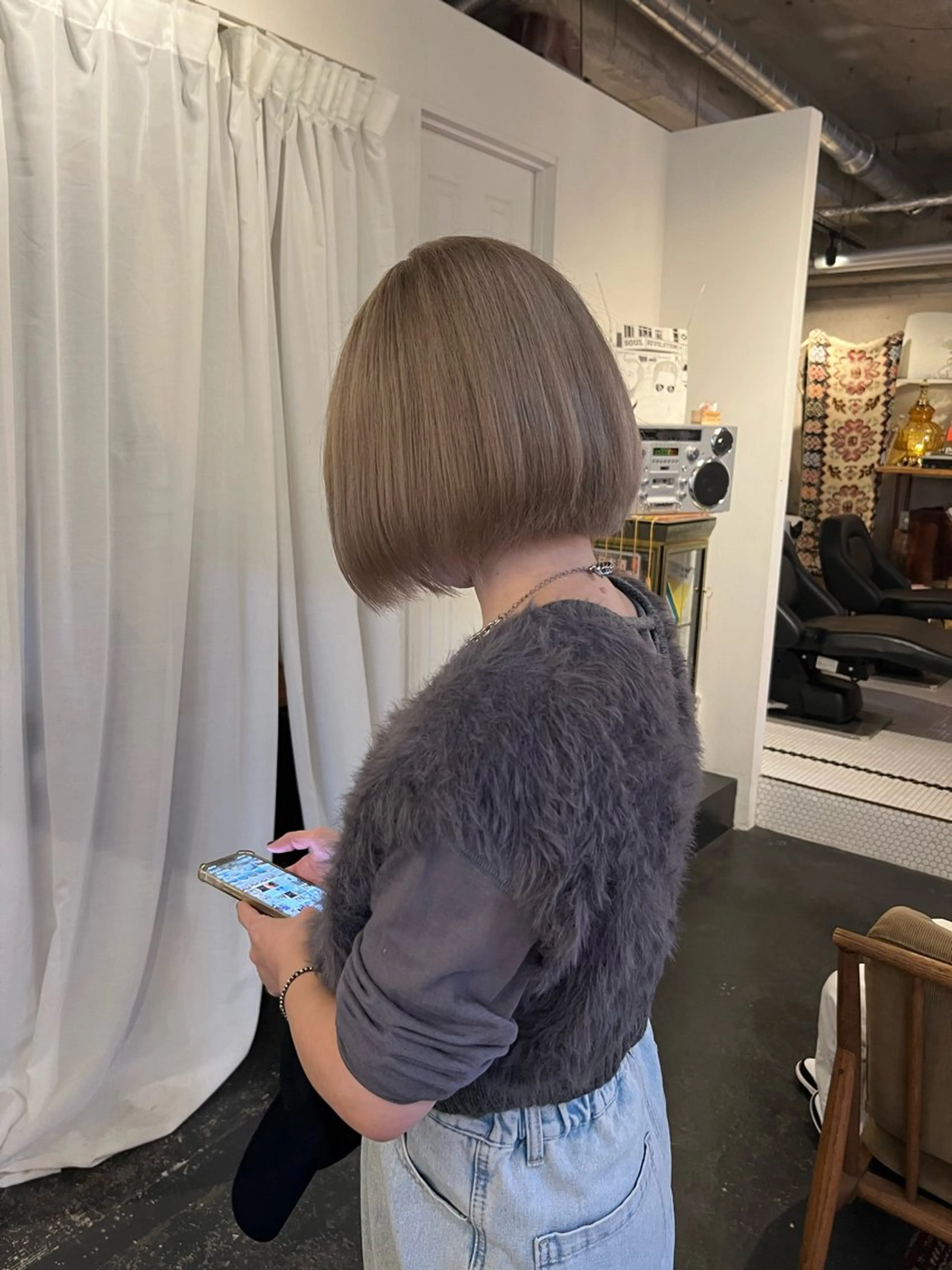 ショート はな SPURのヘアスタイル