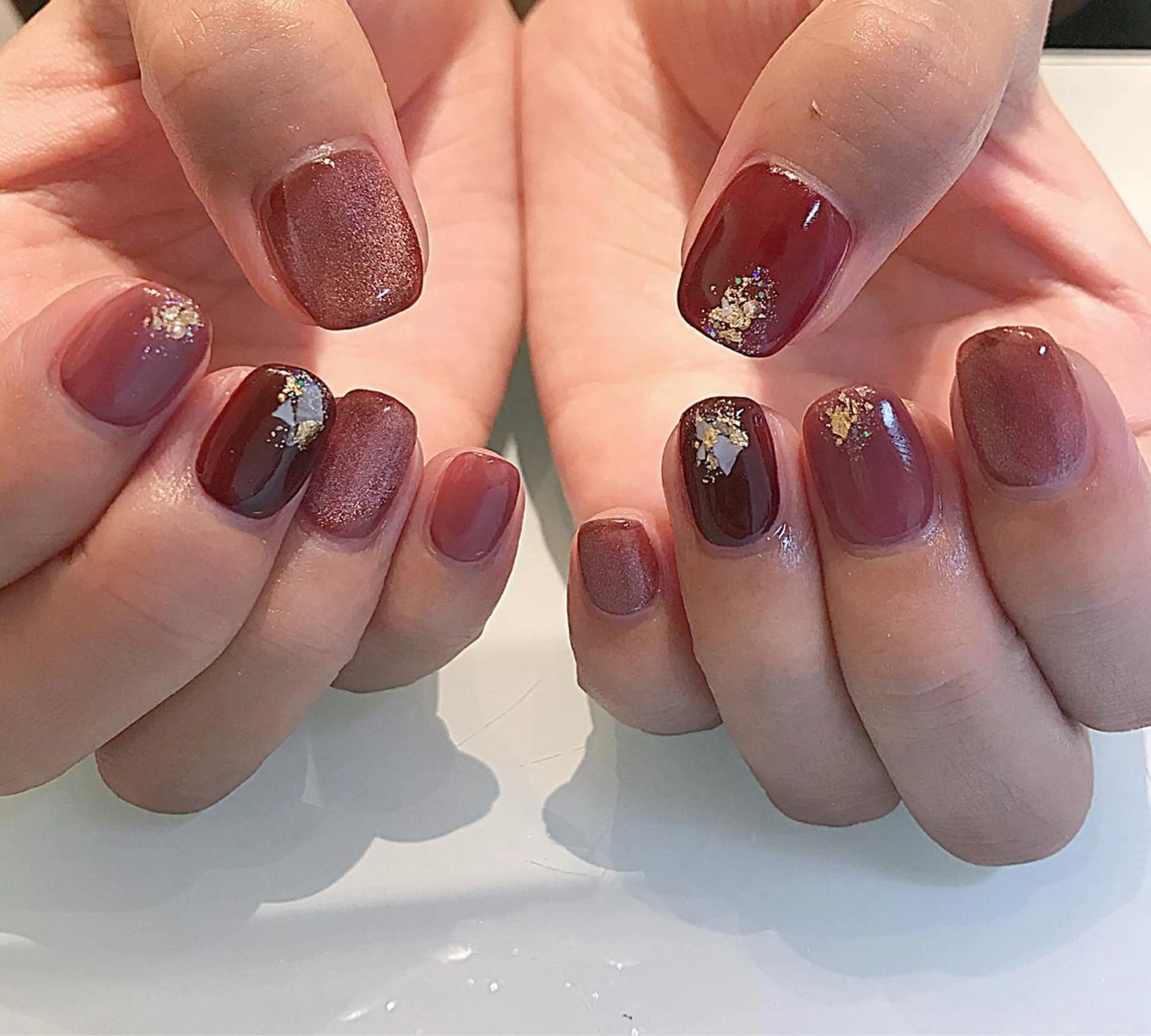 ネイル ジェルネイル マグネットネイル ハンドネイル ハンドケア 西日暮里駅徒歩1分/ NAIL106Gのネイルデザイン