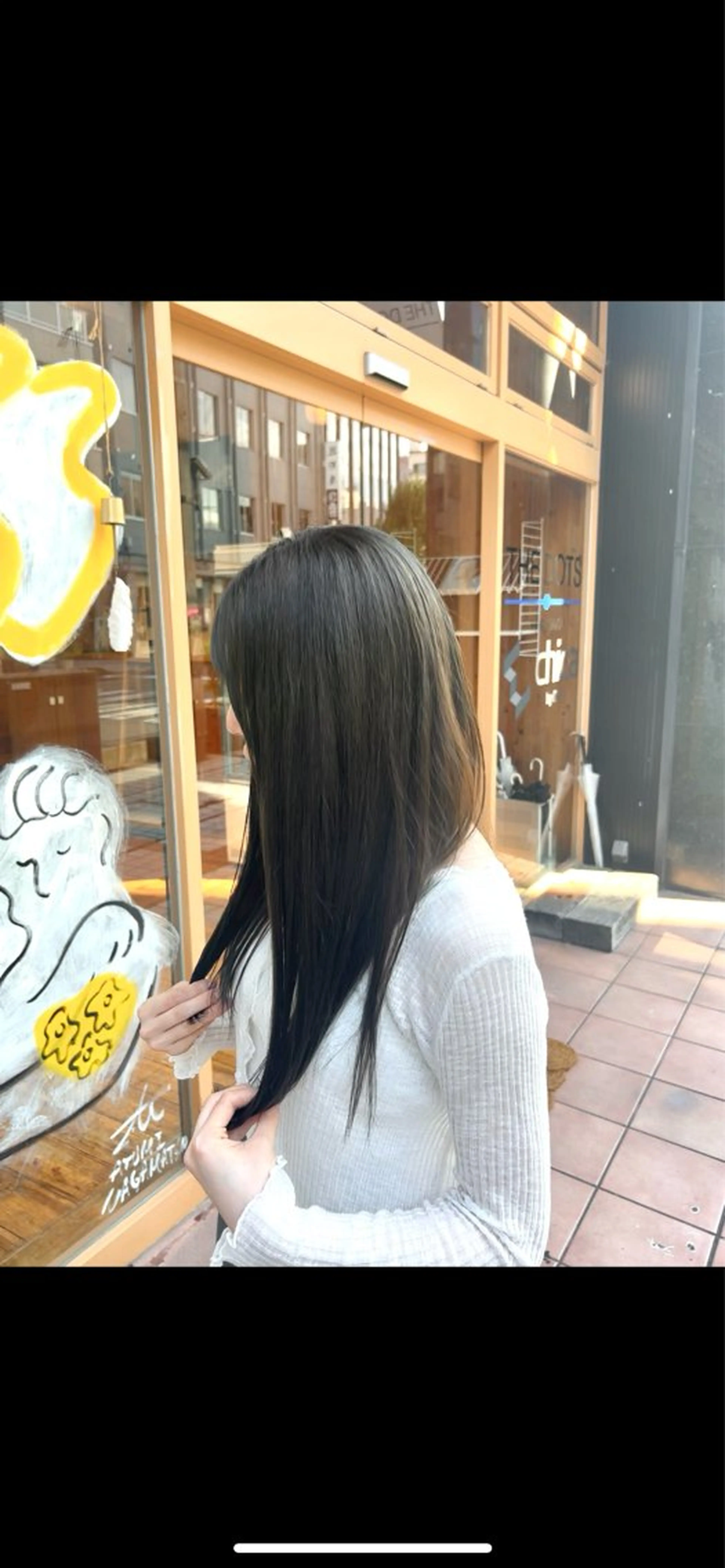 ロング カラー ヘアカラー 木藤 優杏のヘアスタイル