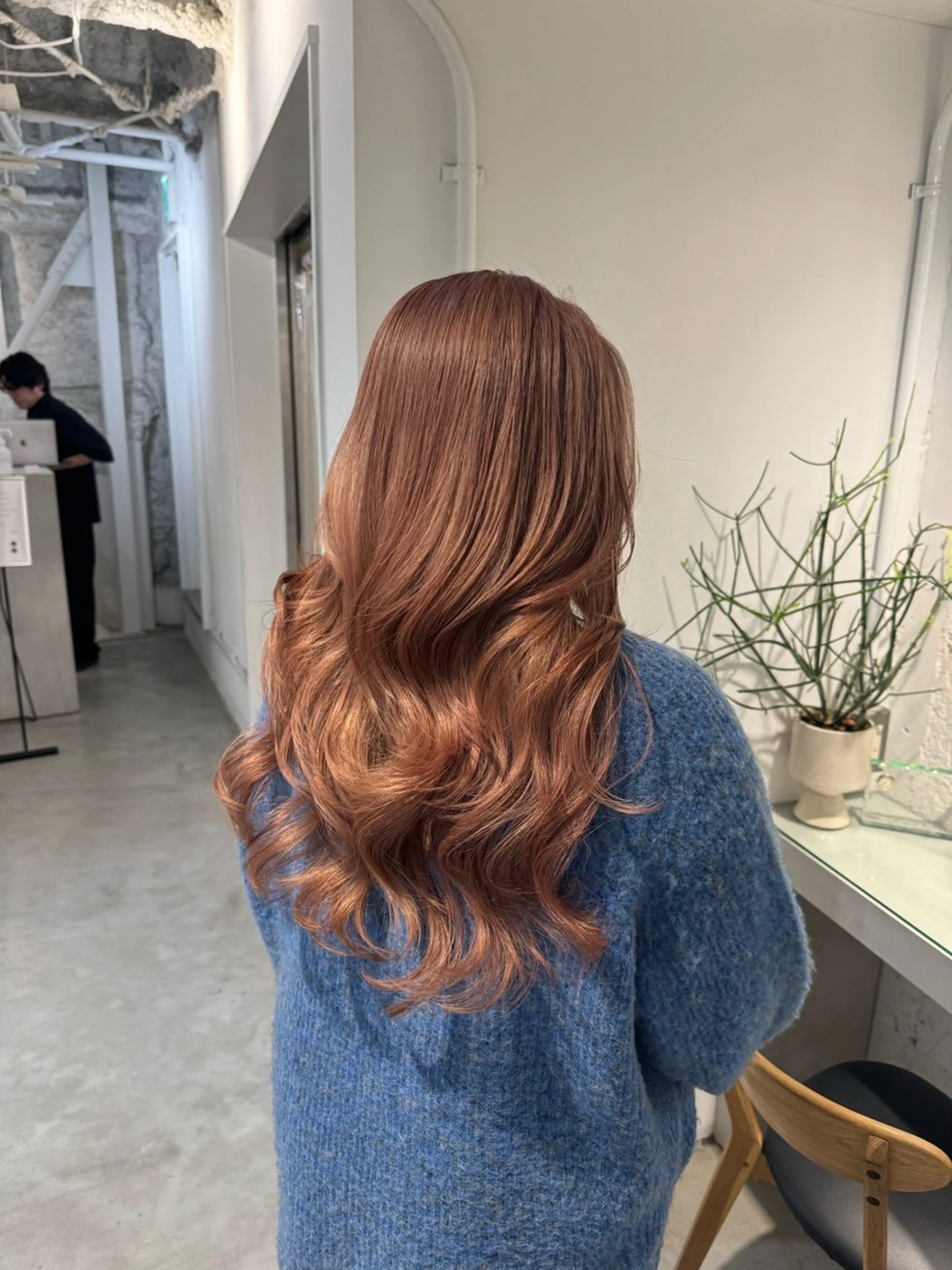セミロング カット ヘアカラー トリートメント 顔周りcut・ご相談 ＝新宿しずく🇰🇷のヘアスタイル