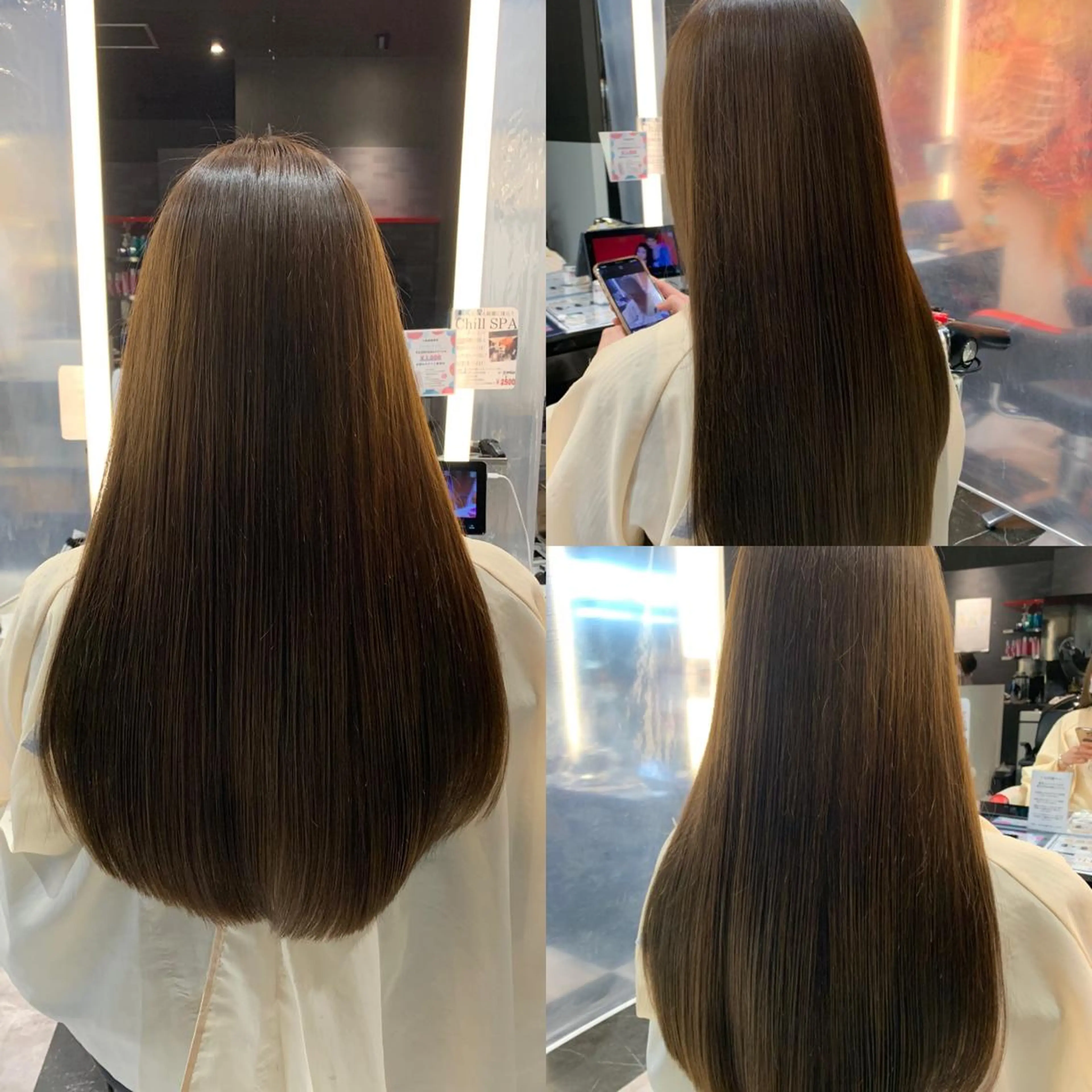 ロング 髪質改善 トリートメント 縮毛矯正 トリートメント 中村 侑弘のヘアスタイル