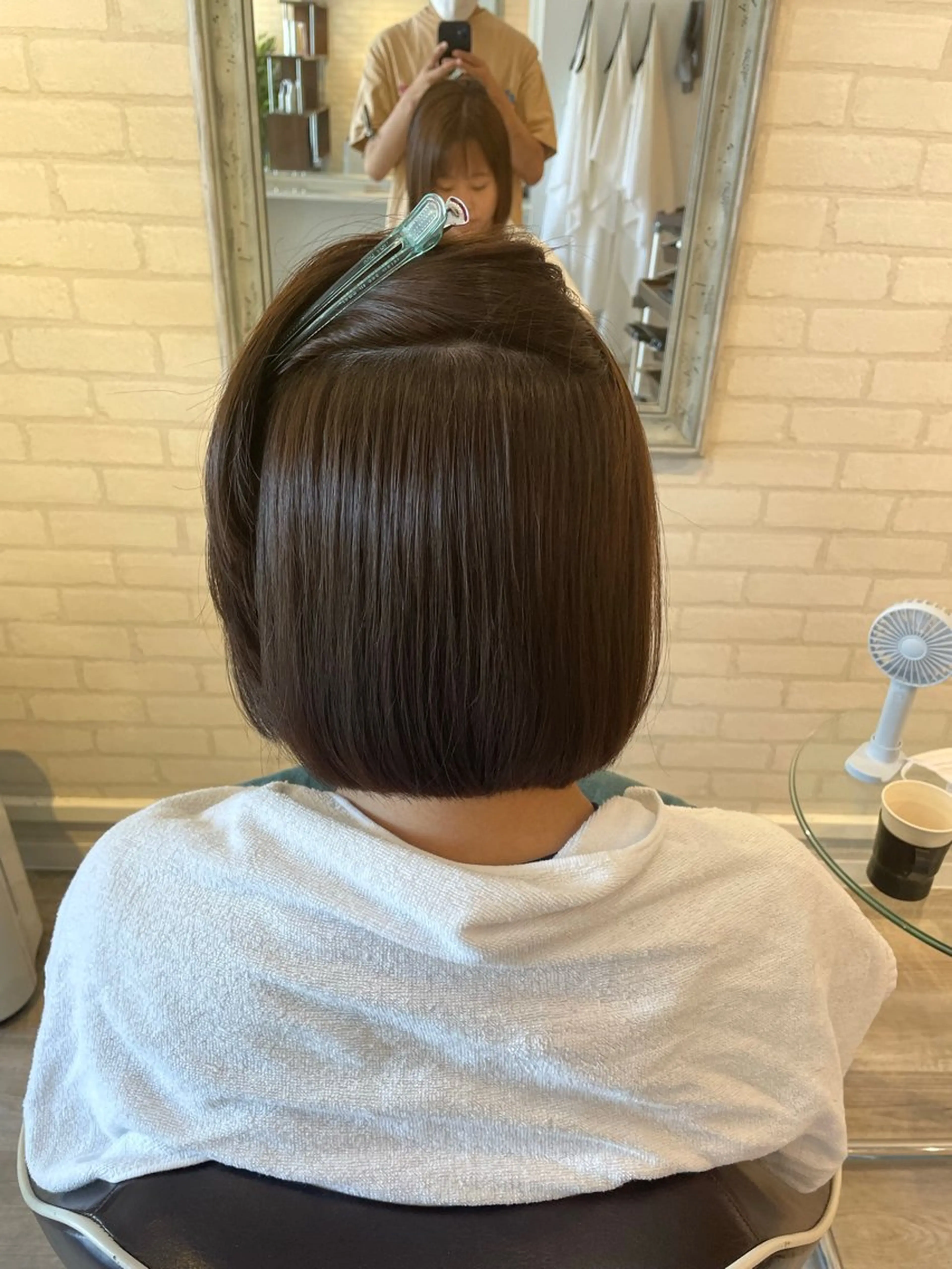 長さは変えずお手軽に縮毛矯正したい！💇🏻‍♀️縮毛矯正＋トリートメントの写真