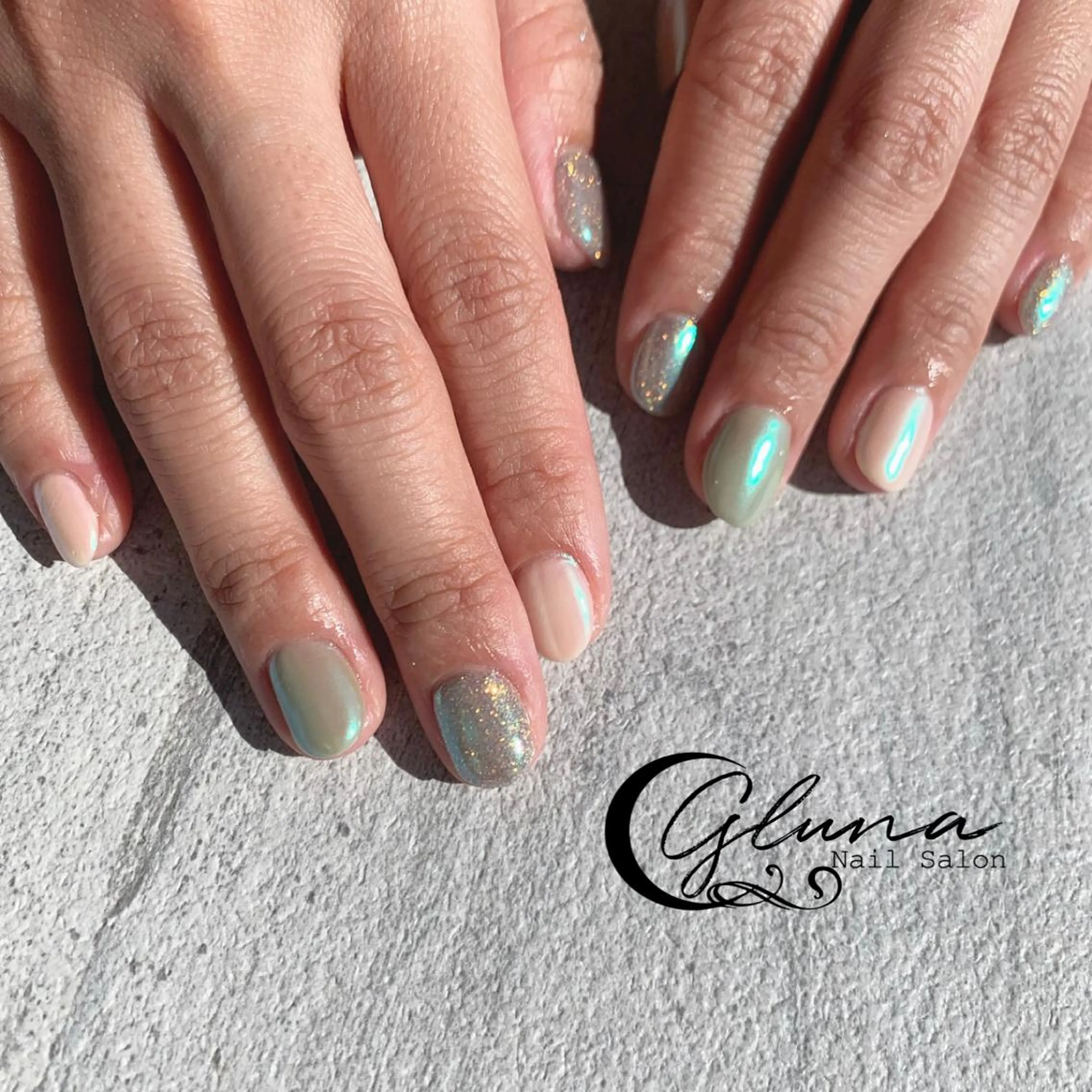 hand☽120min☽free design【当店ジェルオフ込み】￥7500の写真