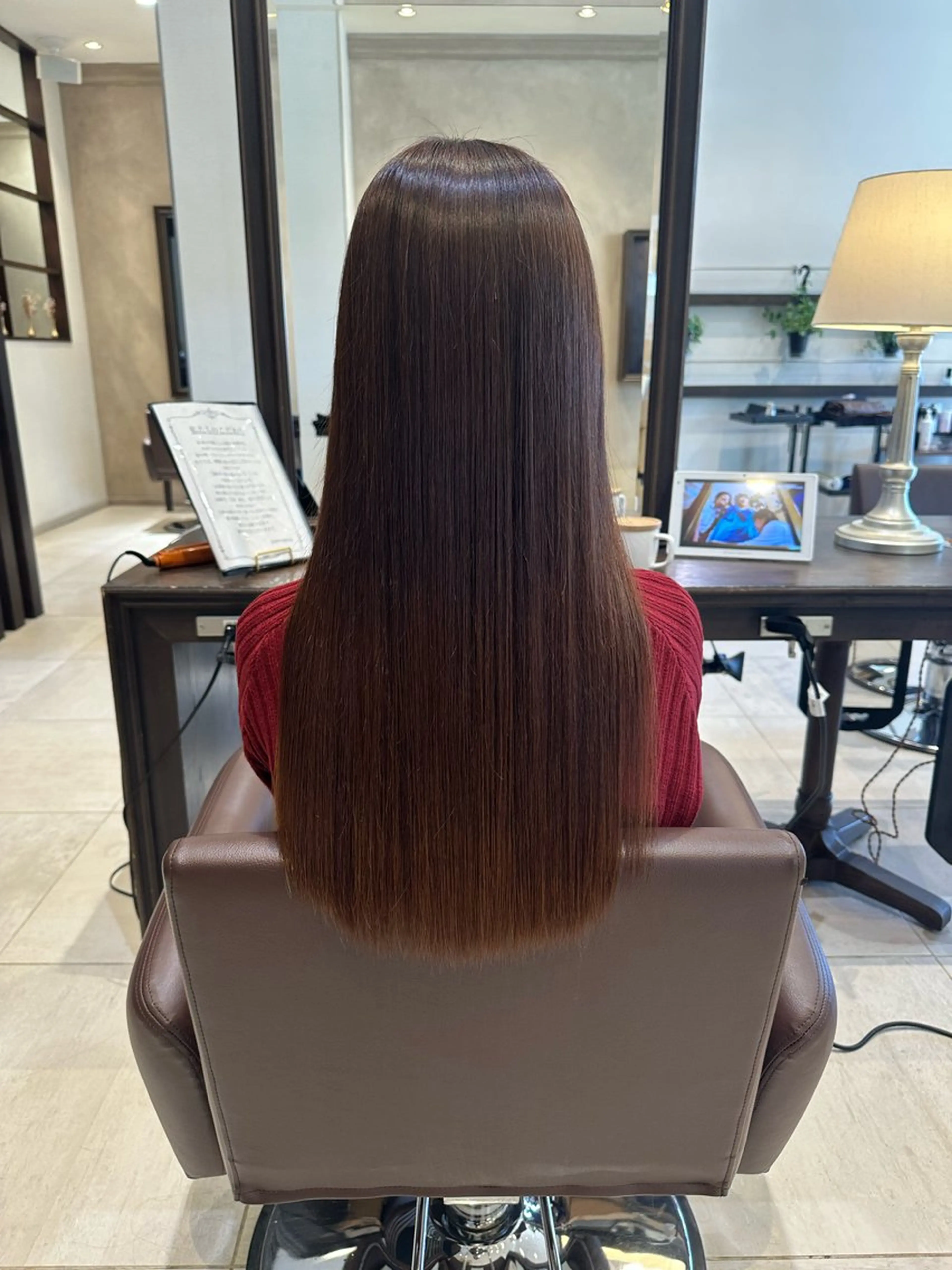 ロング 髪質改善 縮毛矯正 縮毛矯正 トリートメント 山本 麟太郎のヘアスタイル