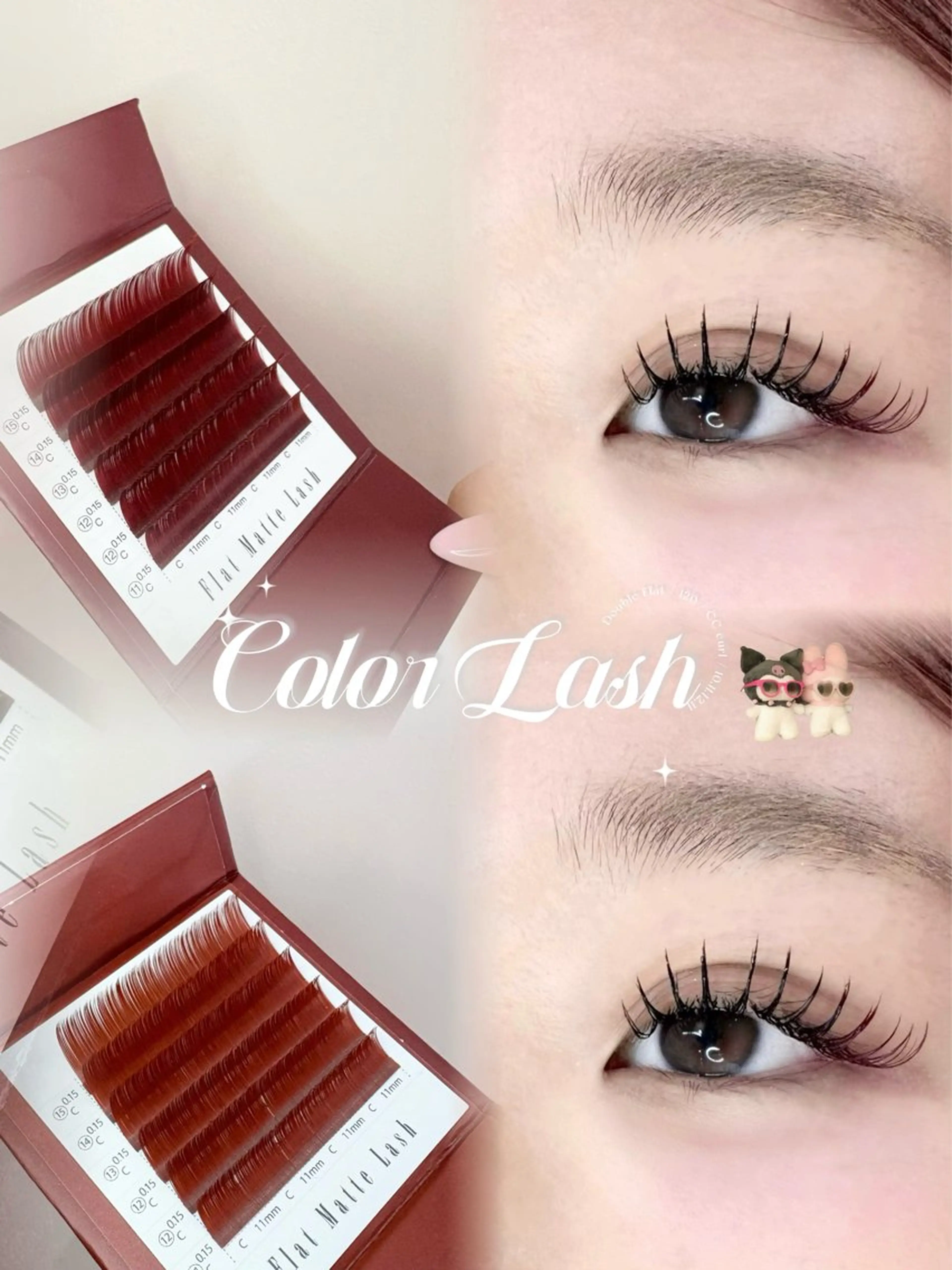 マツエク・マツパ マツエク 韓国まつげ🩶美眉 /AYANEのマツエク・マツパデザイン