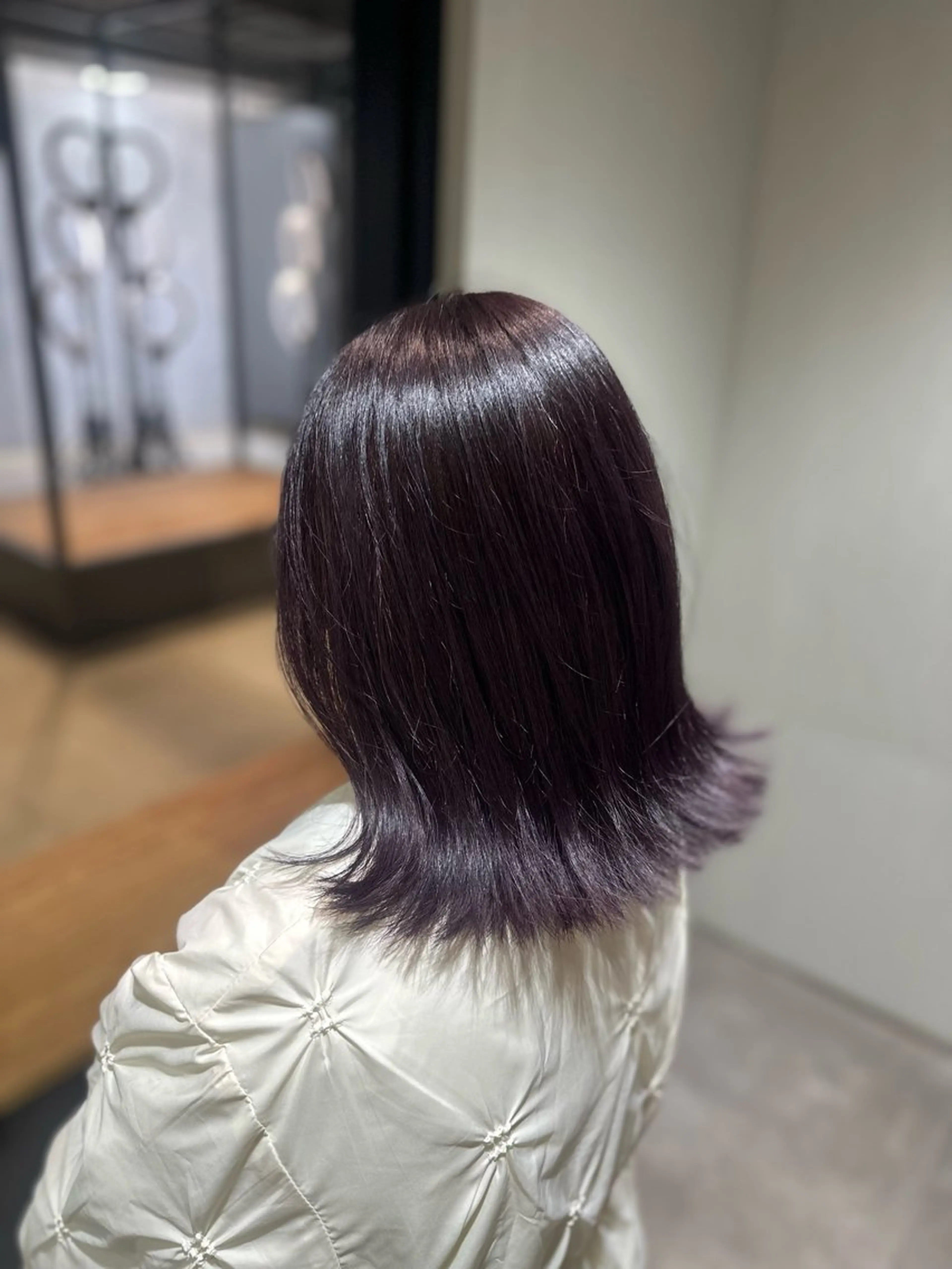 ミディアム カット ヘアカラー トリートメント ヘッドスパ 🍎ブリーチモデル 募集/madokaのヘアスタイル