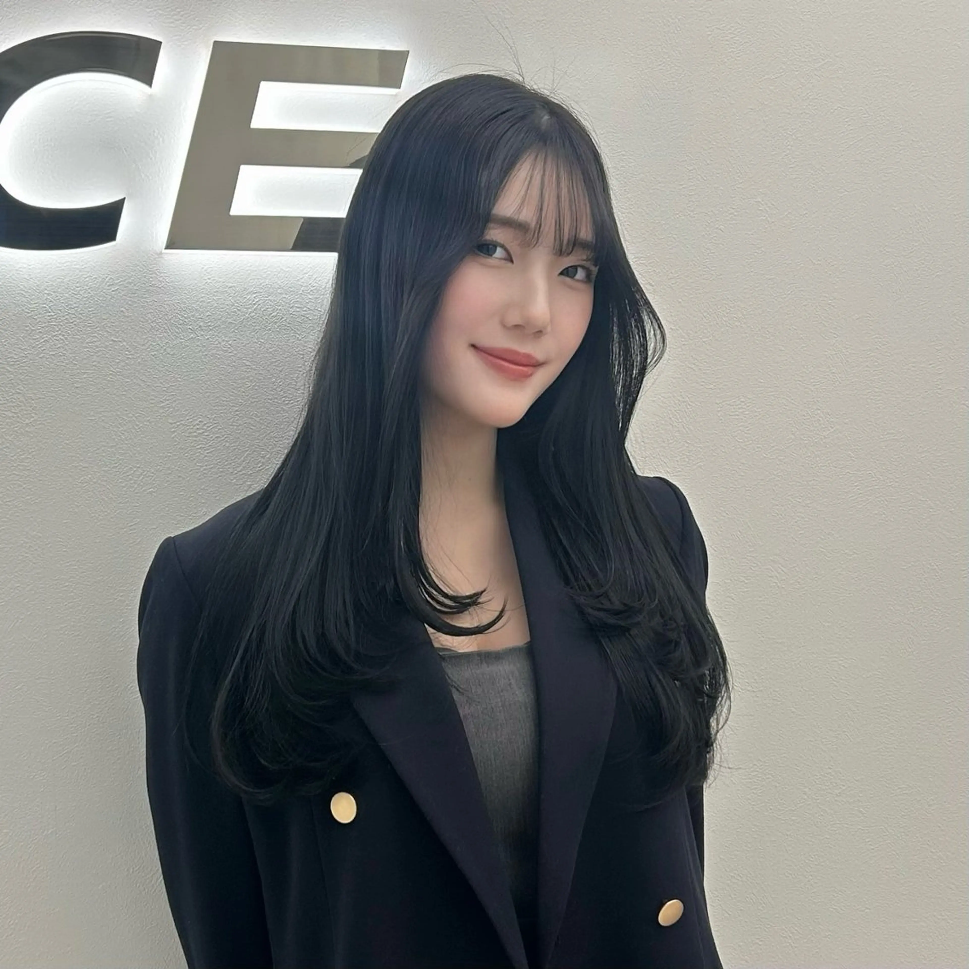 ロング カット ヘアカラー ♡くすみトレンド ♡Rikutoのヘアスタイル