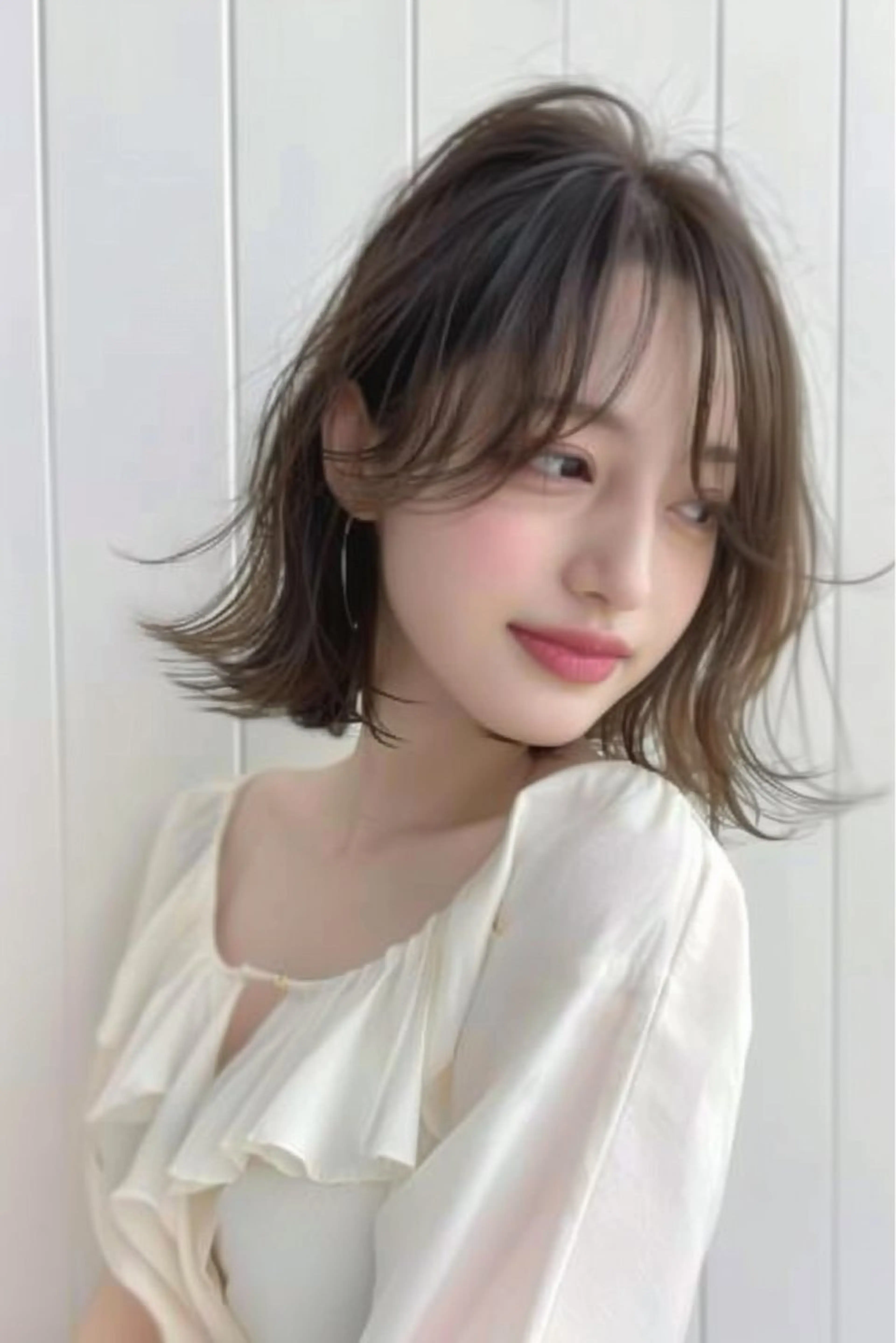 カラー ヘアカラー ナック美容室阿倍野店 リタッチモデル🎀のヘアスタイル