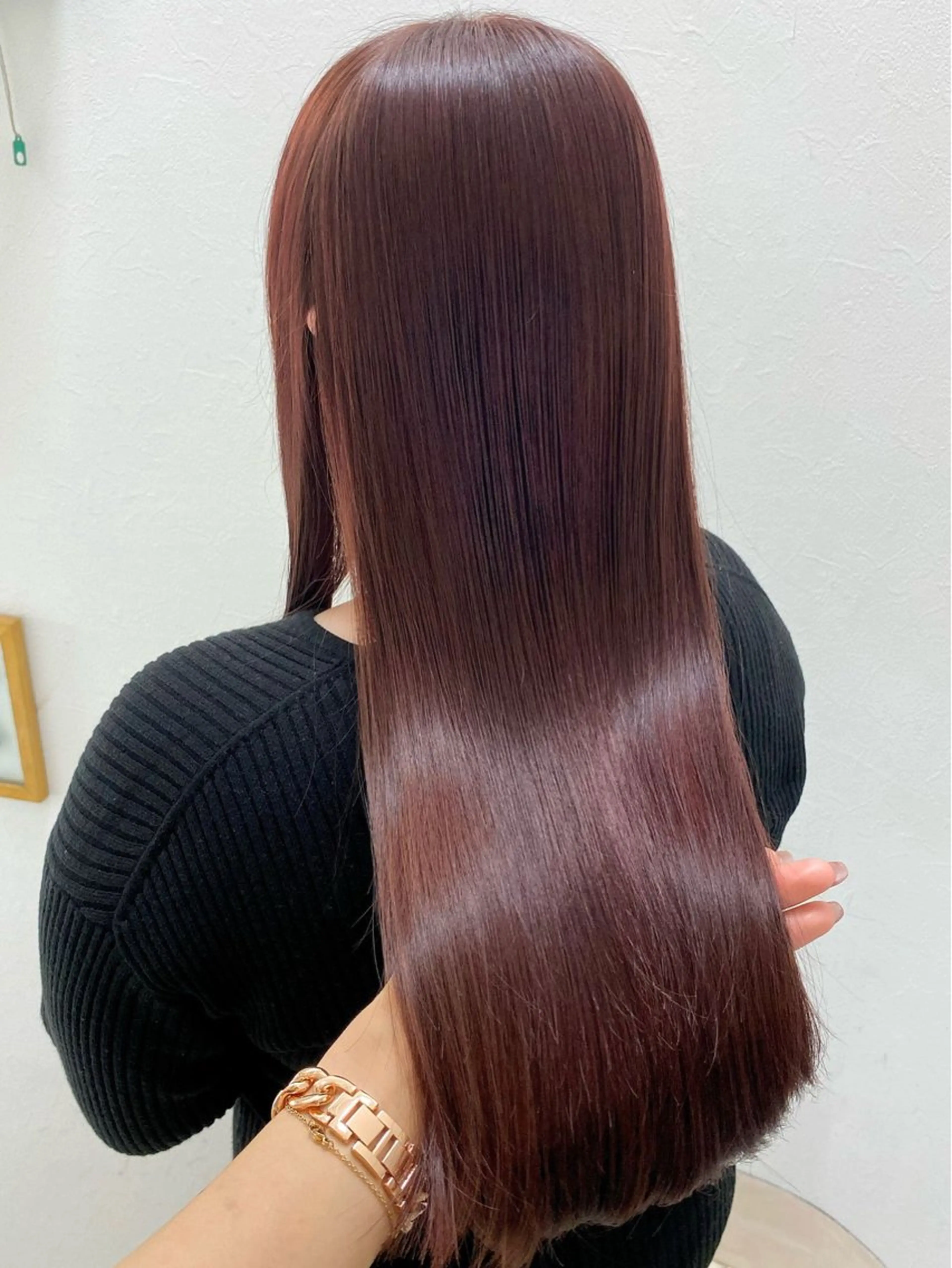 ロング カラー はなび/マツエク /暖色/ブリーチのヘアスタイル