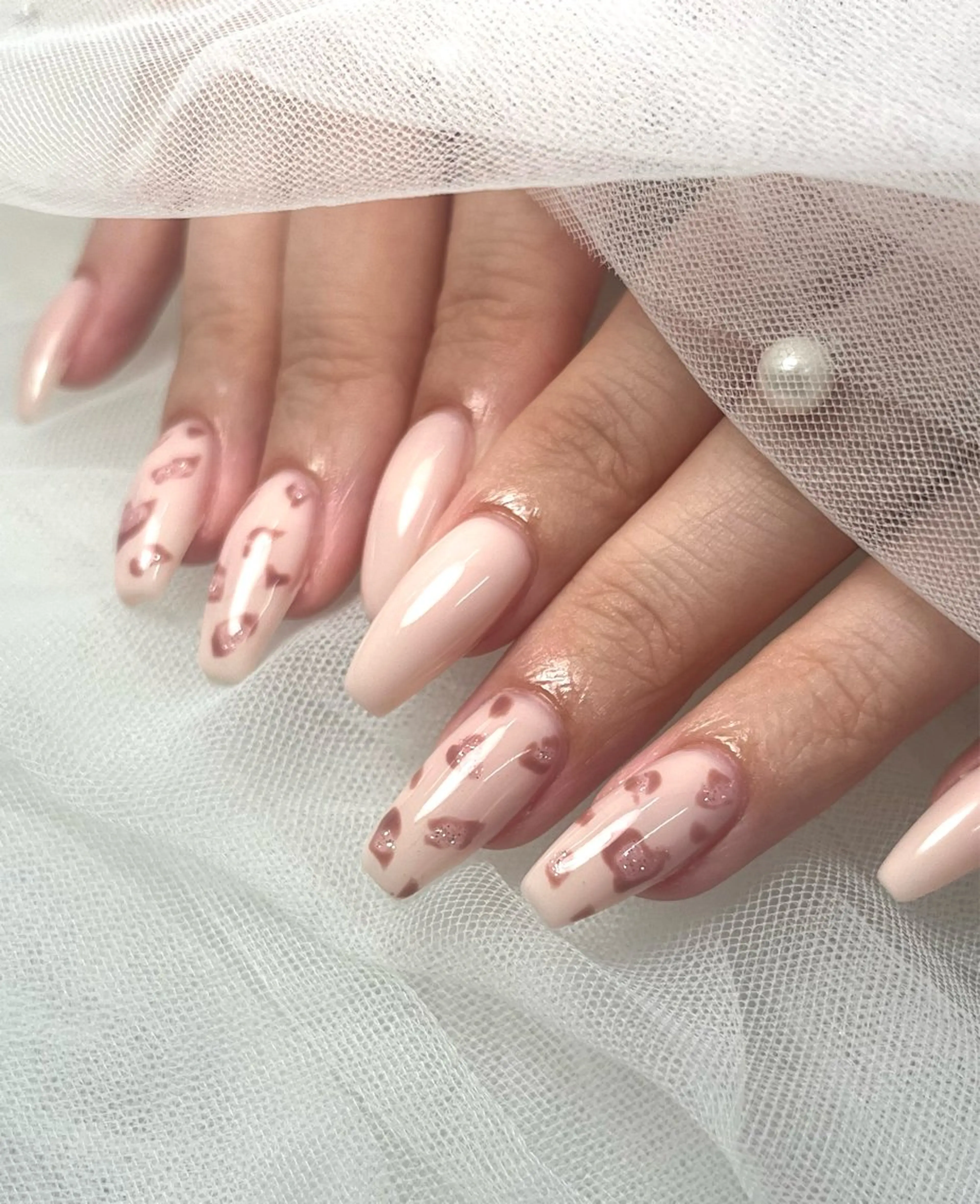 ネイル 韓国ネイル ピンク ワンホンネイル ハンドネイル ToliyDeliy Mayuのネイルデザイン