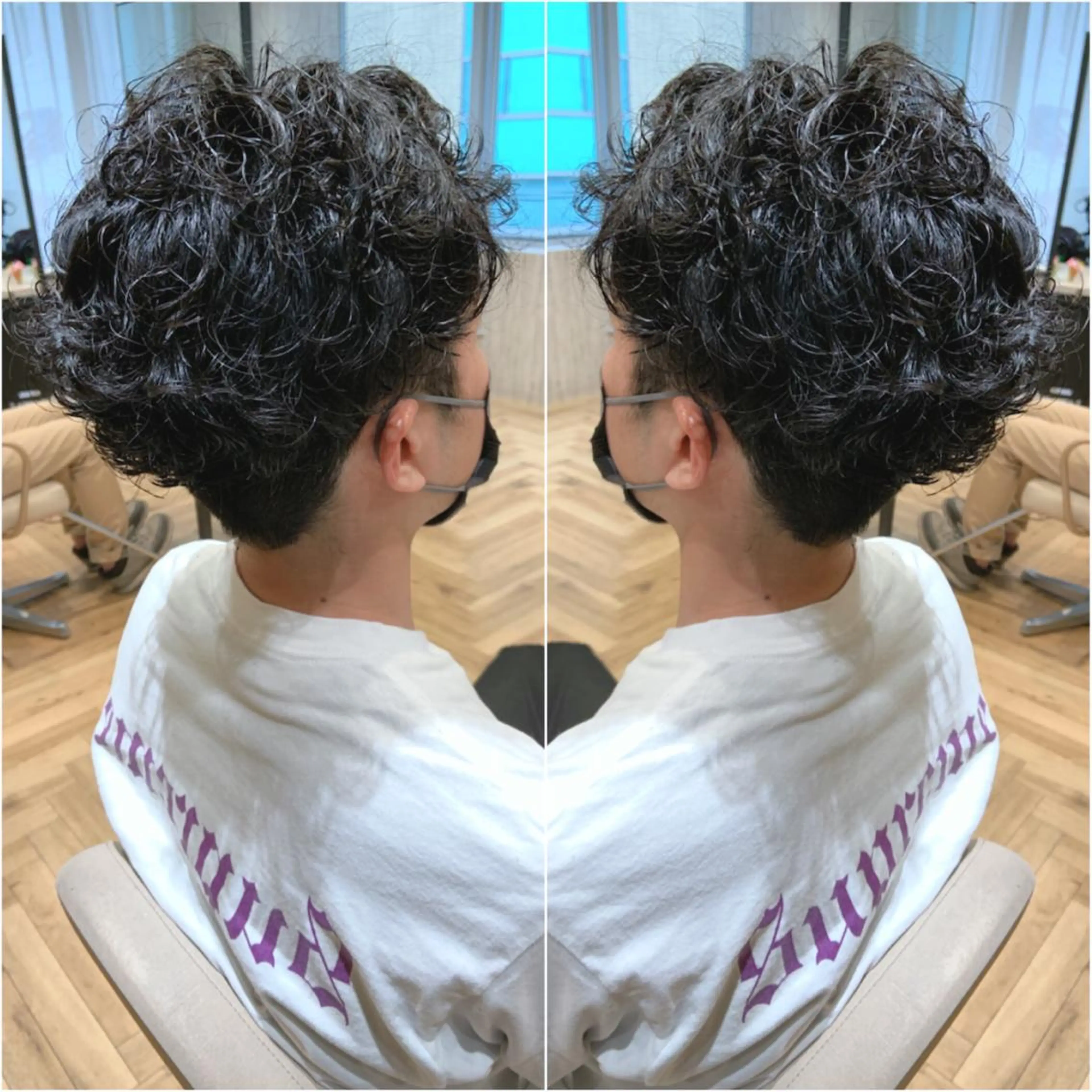 ショート パーマ メンズ メンズパーマ rita atelier 【リタ】所属・韓国hair🦋 Nanaのヘアスタイル