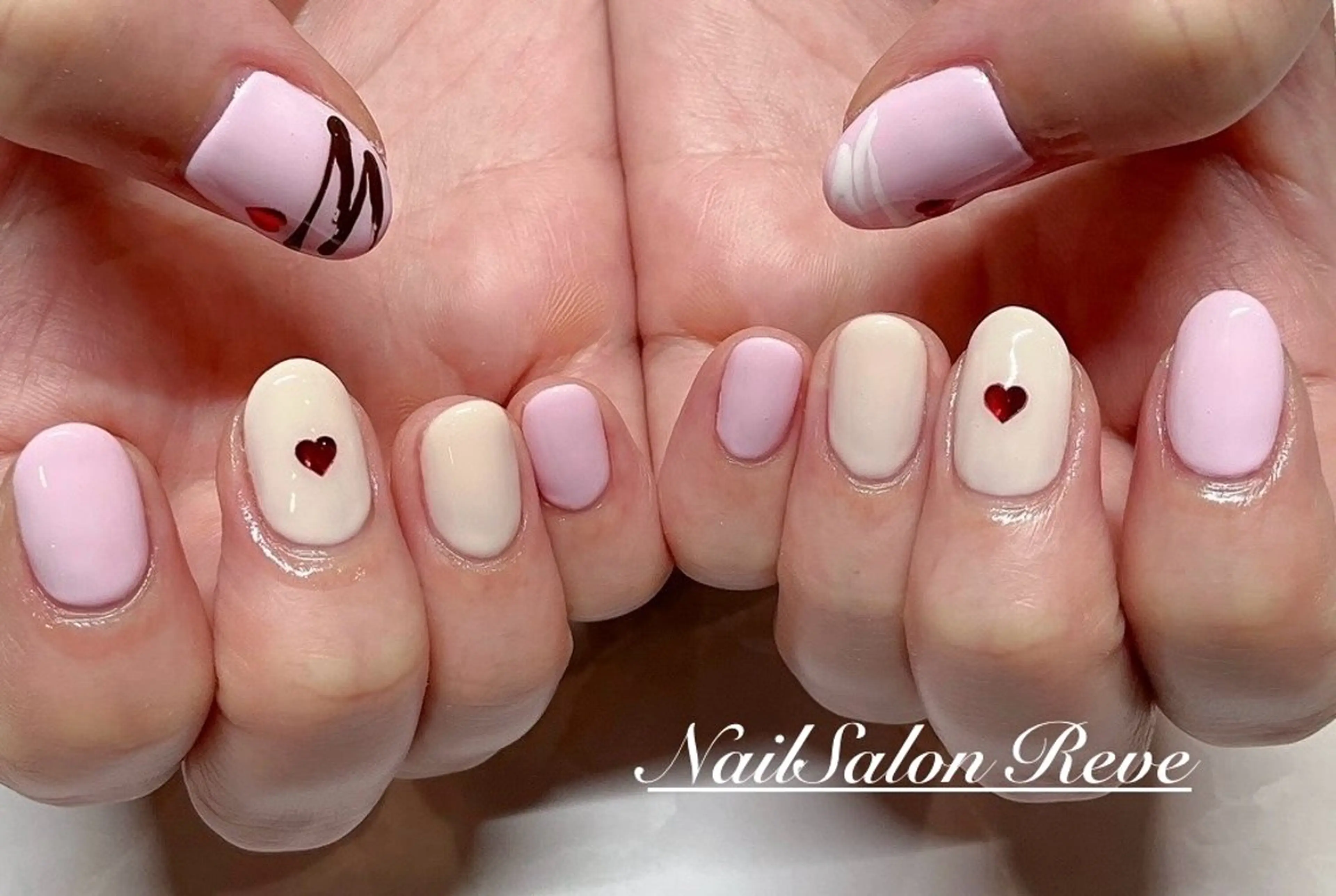 ネイル シンプルネイル ハンドネイル NailSalon   Reve（ネイルサロン レーヴ）所属・NailSalon Reveのネイルデザイン