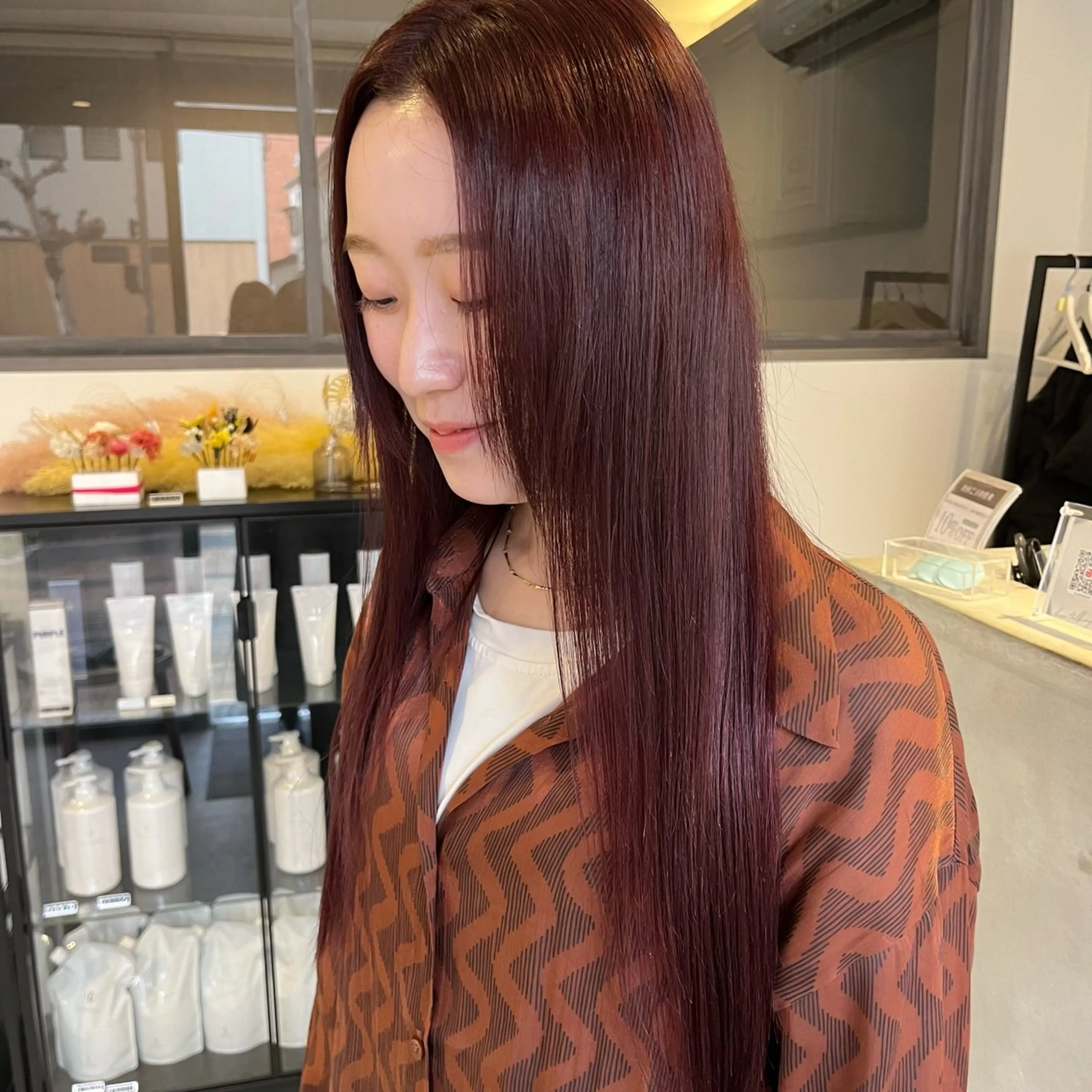 ロング 平居 リサのヘアスタイル