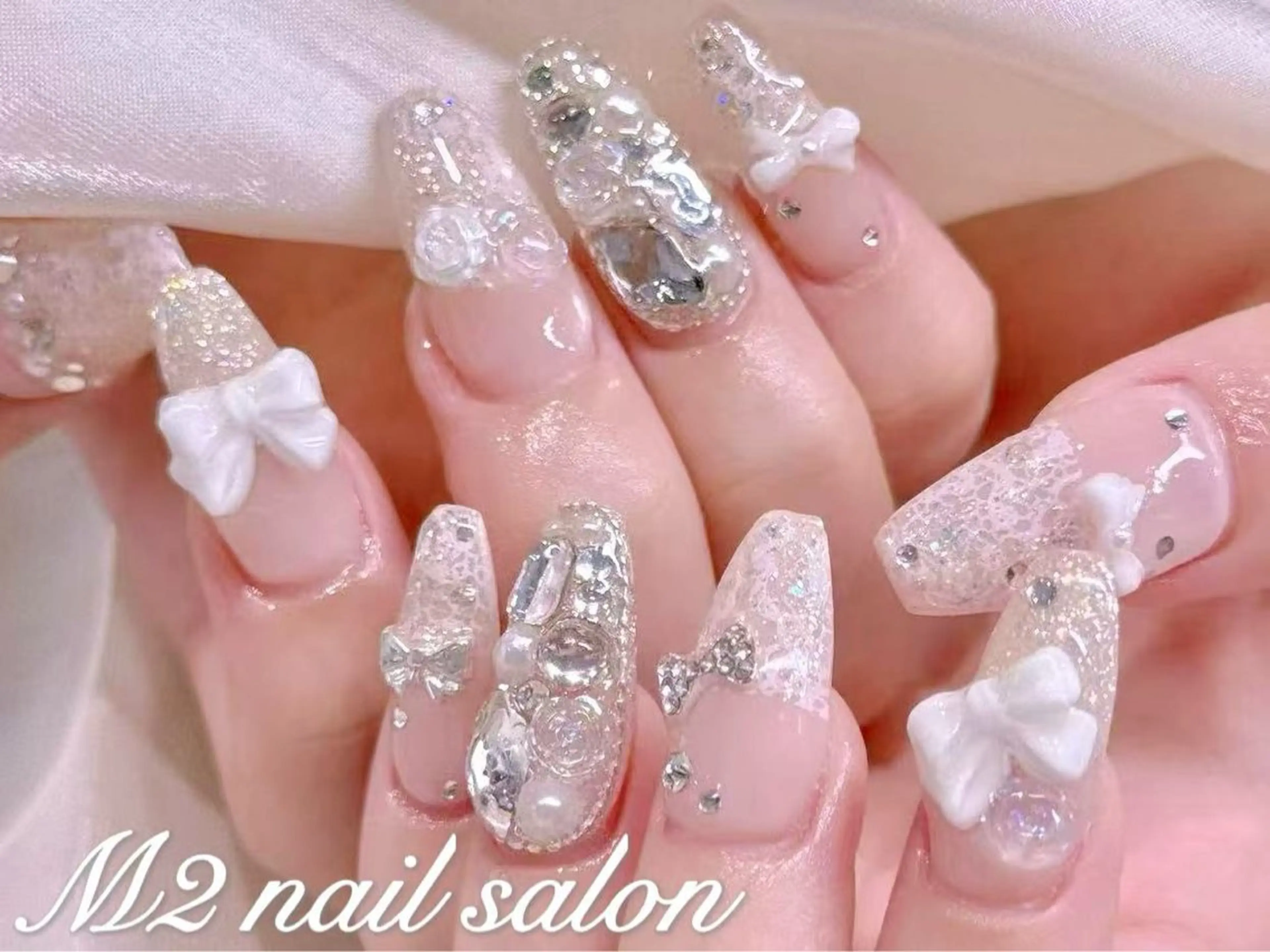 ネイル 長さだし専門店 M2　rikaのネイルデザイン