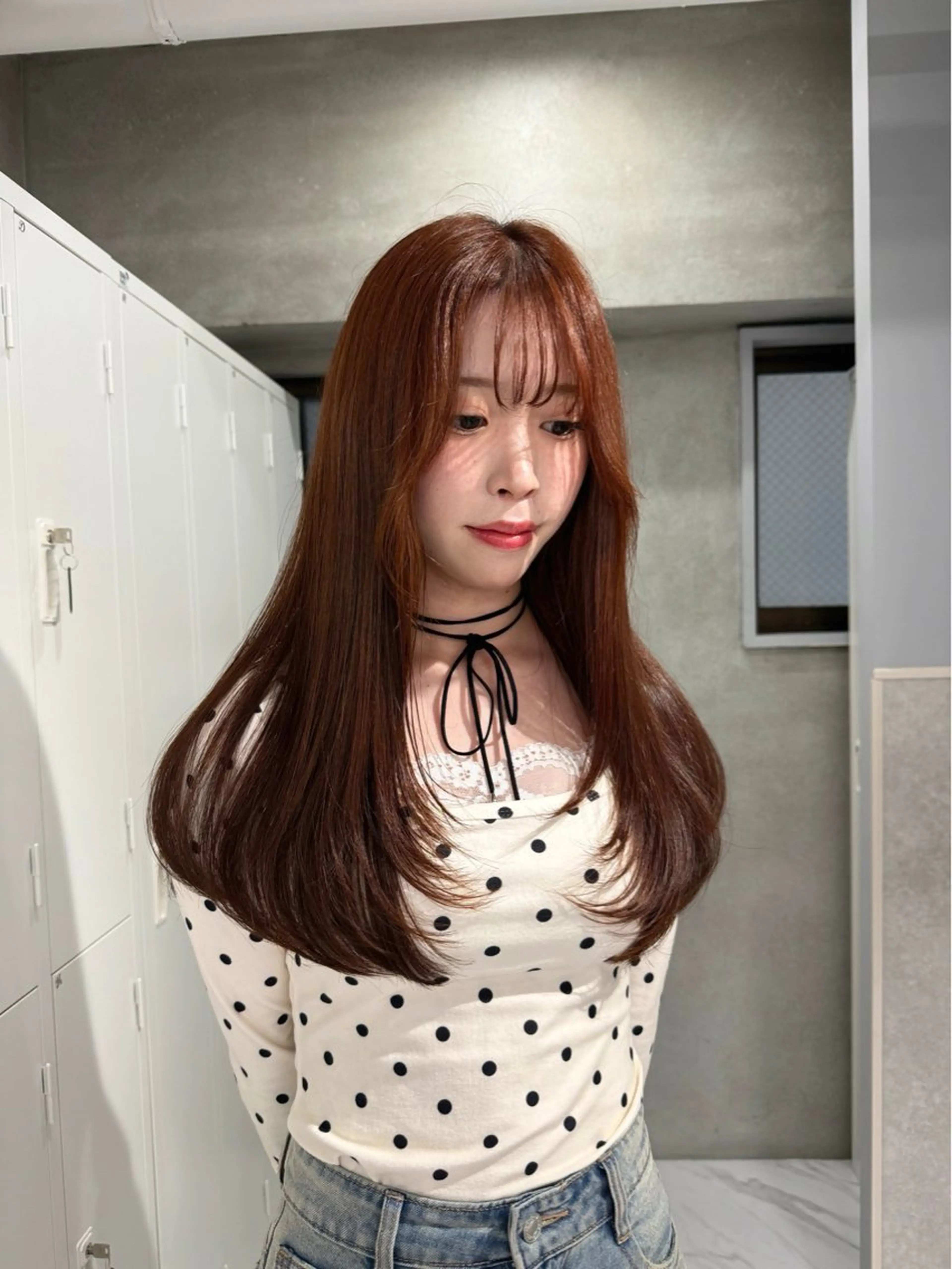 カット sena⌇ベージュ⌇ ブリーチなしWカラーのヘアスタイル