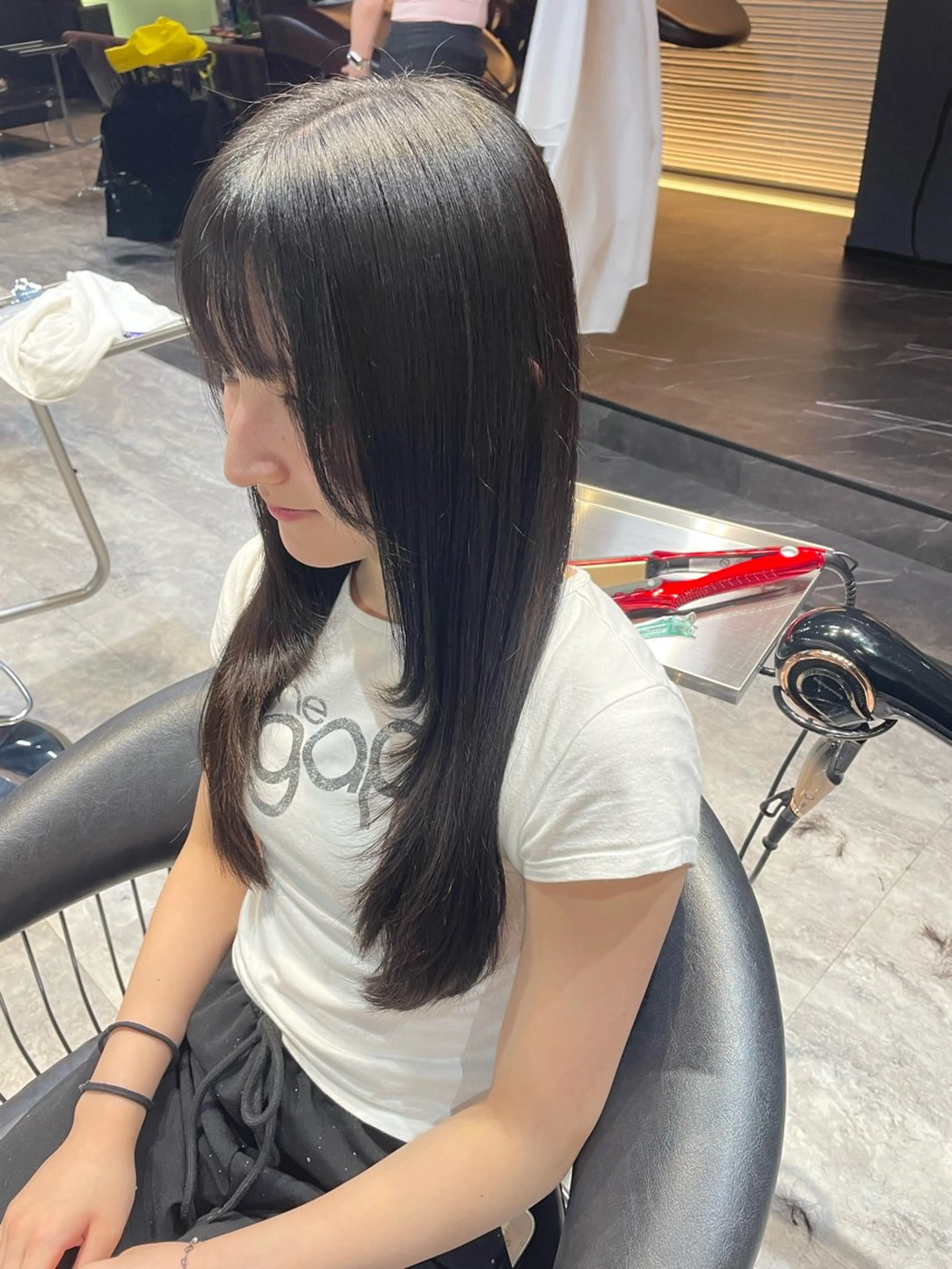 ロング 🩶無料カットモデル 🩶銀座/akaneのヘアスタイル