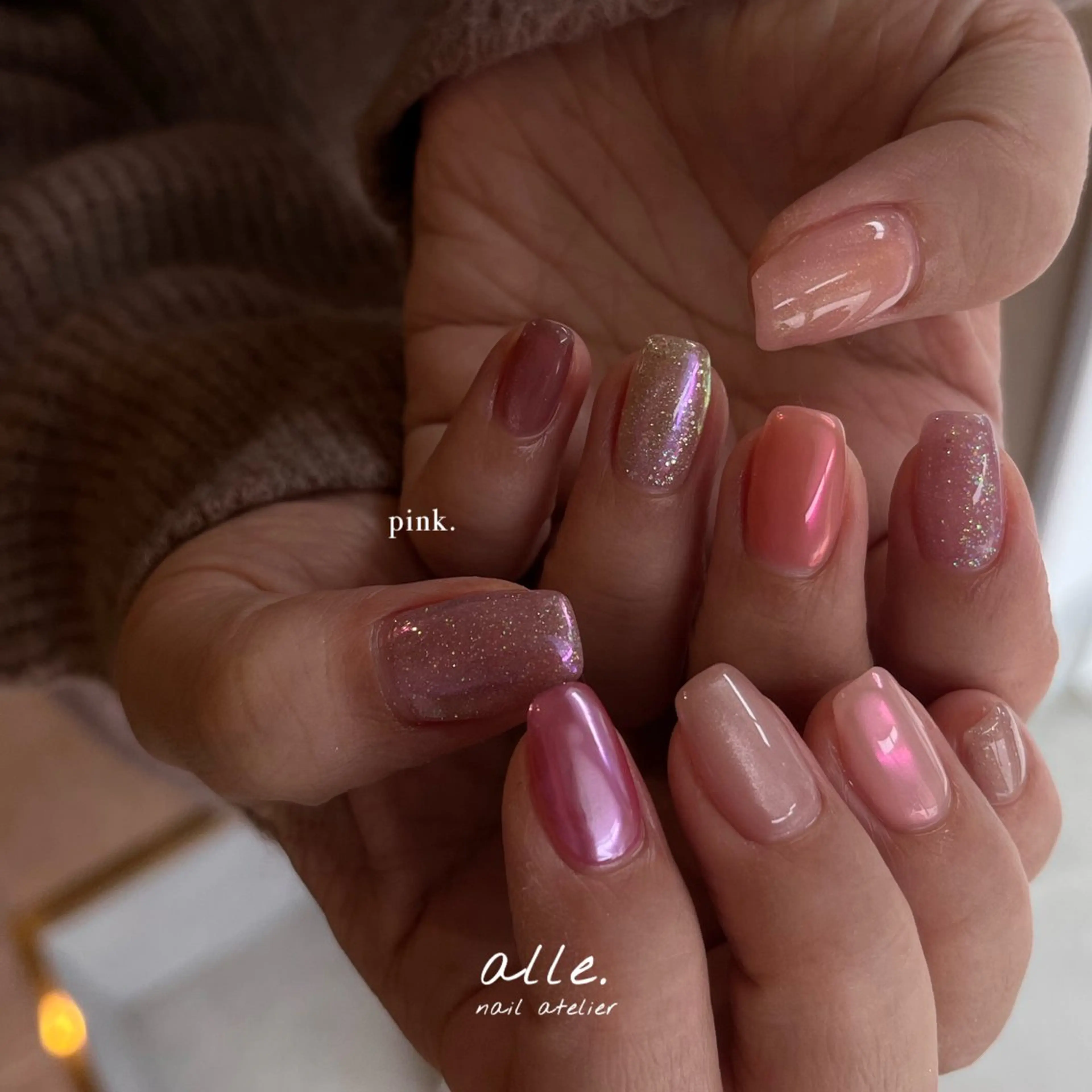 ネイル ハンドネイル atelier alle.のネイルデザイン