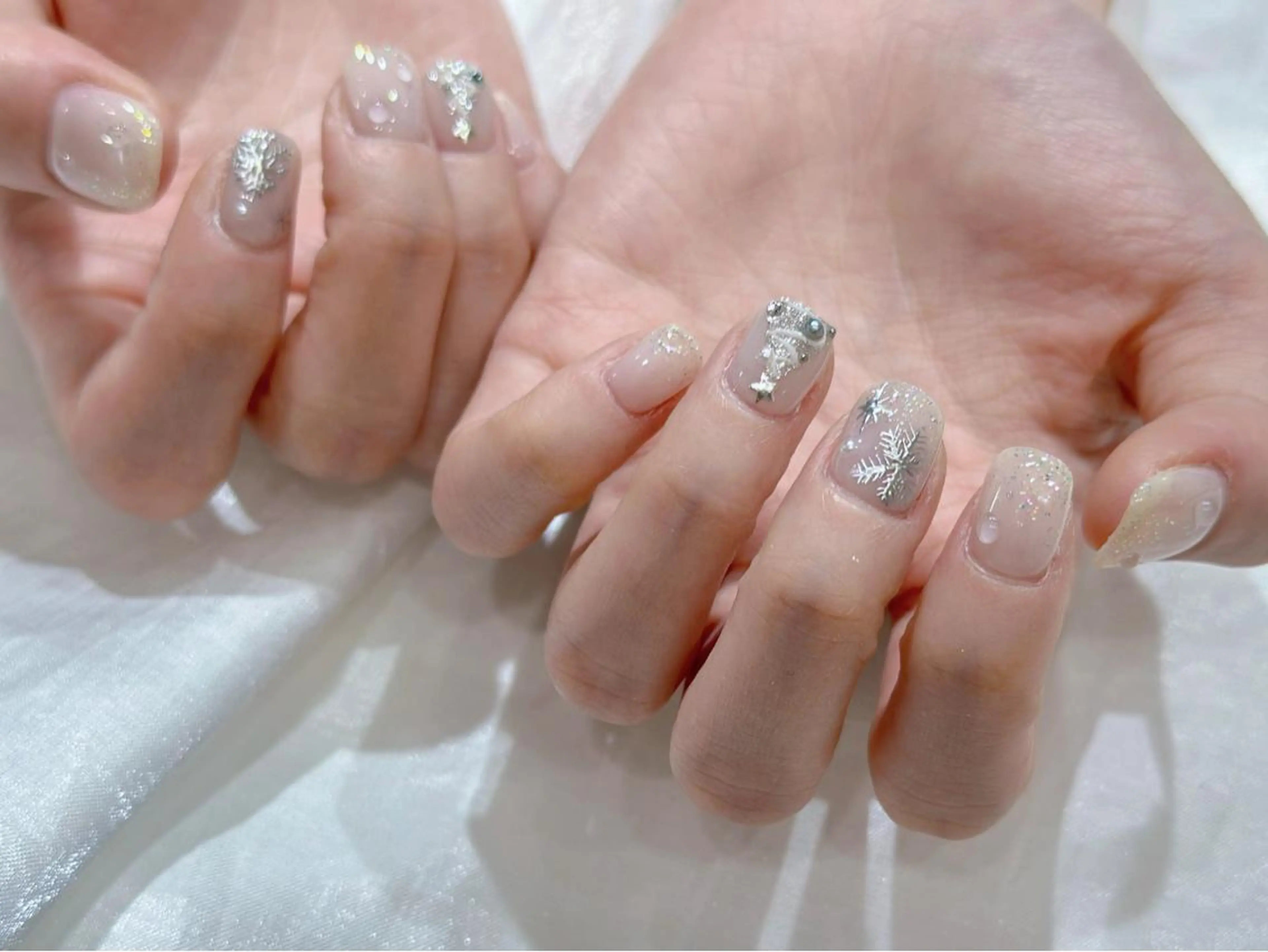 ネイル 冬ネイル クリスマス Umi nail& eyelashのネイルデザイン