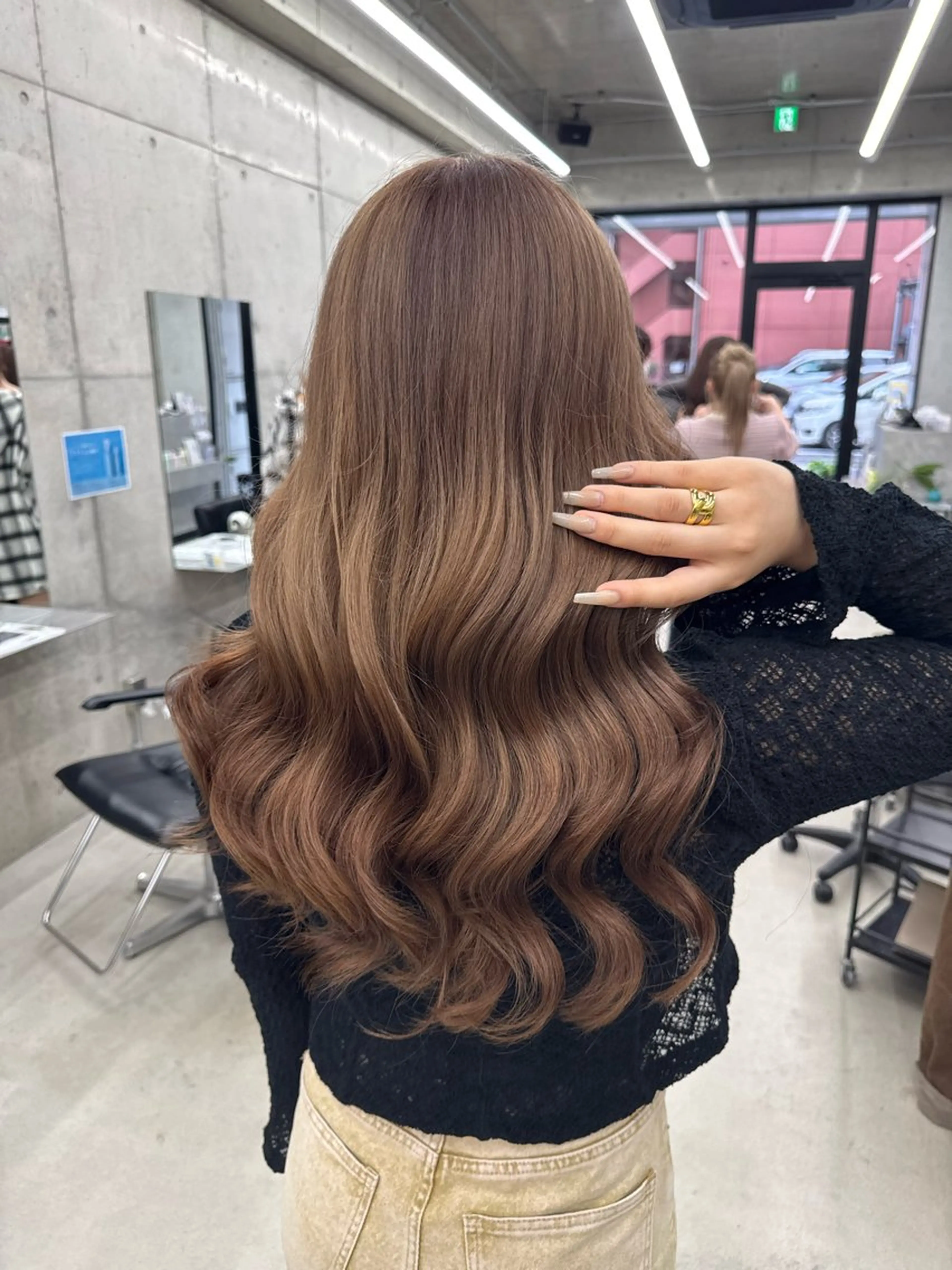 カラー ヘアカラー 和木坂 日美のヘアスタイル