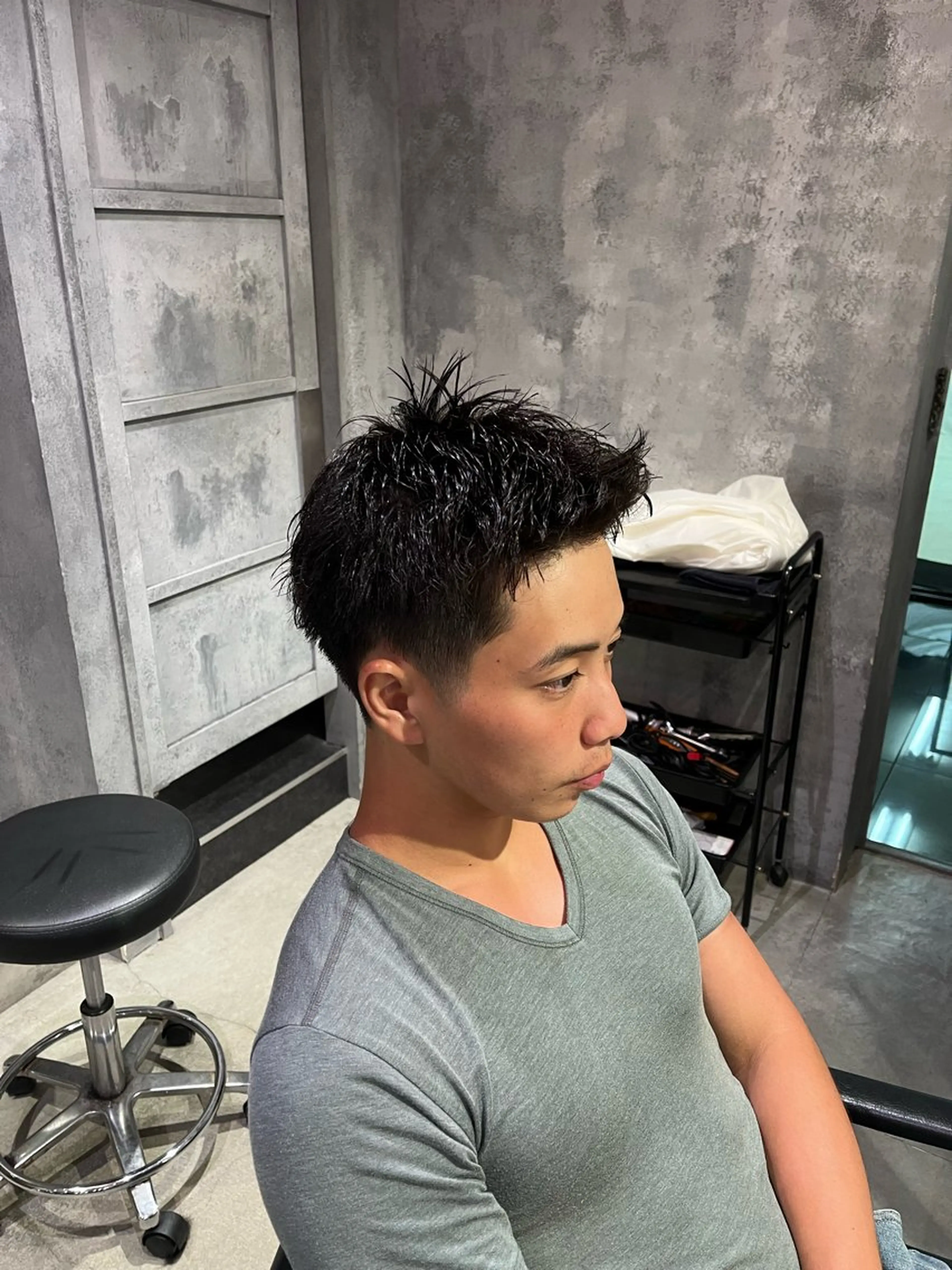 ショート メンズ カット メンズスパイキー特化 ayumuのヘアスタイル