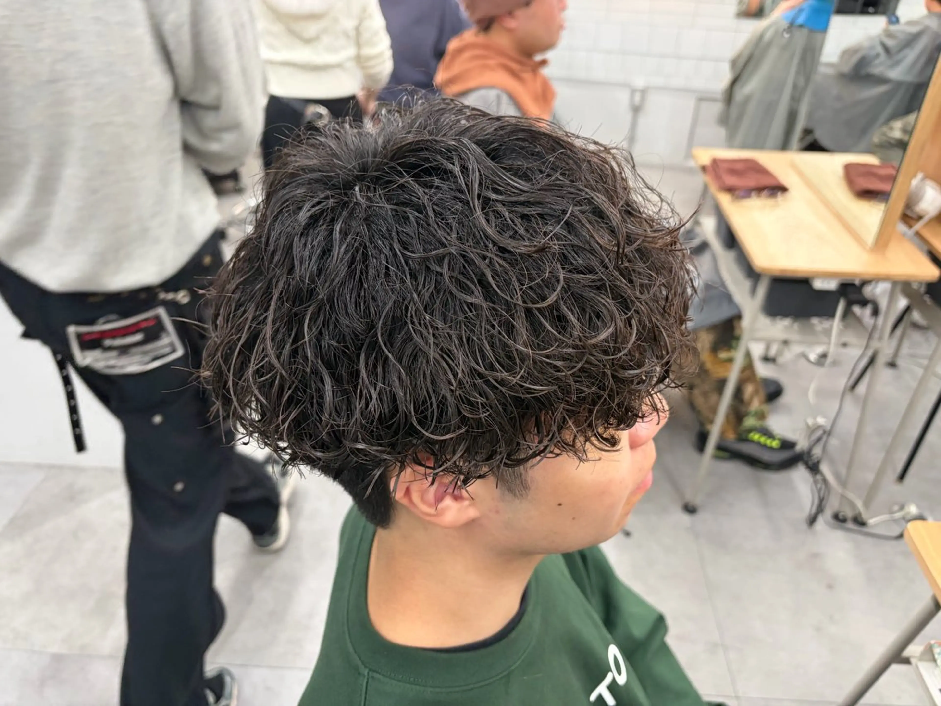 カット＋波巻きパーマの写真