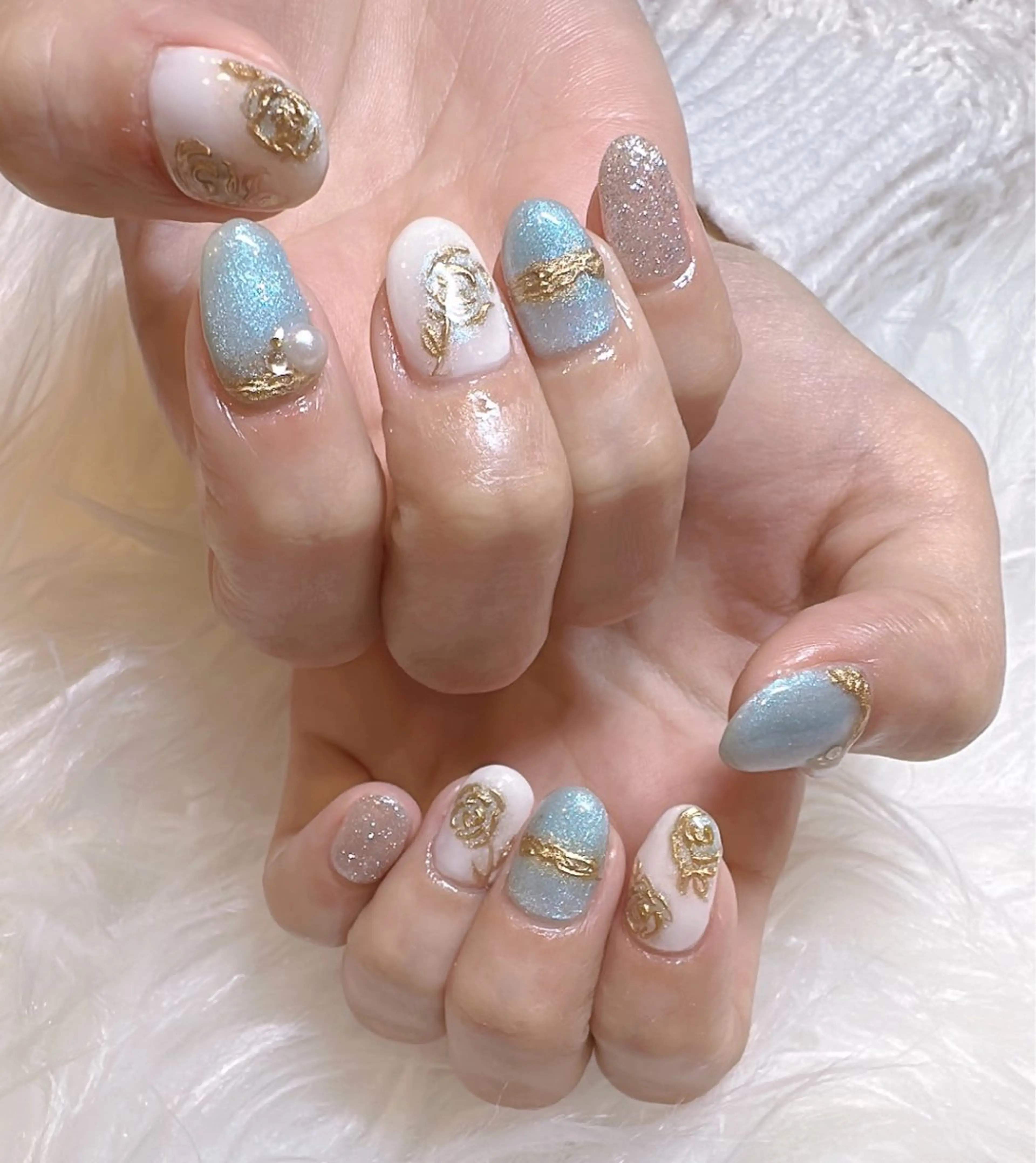 ネイル 持ち込み ハンドネイル ハンドケア キュート ネイルのネイルデザイン