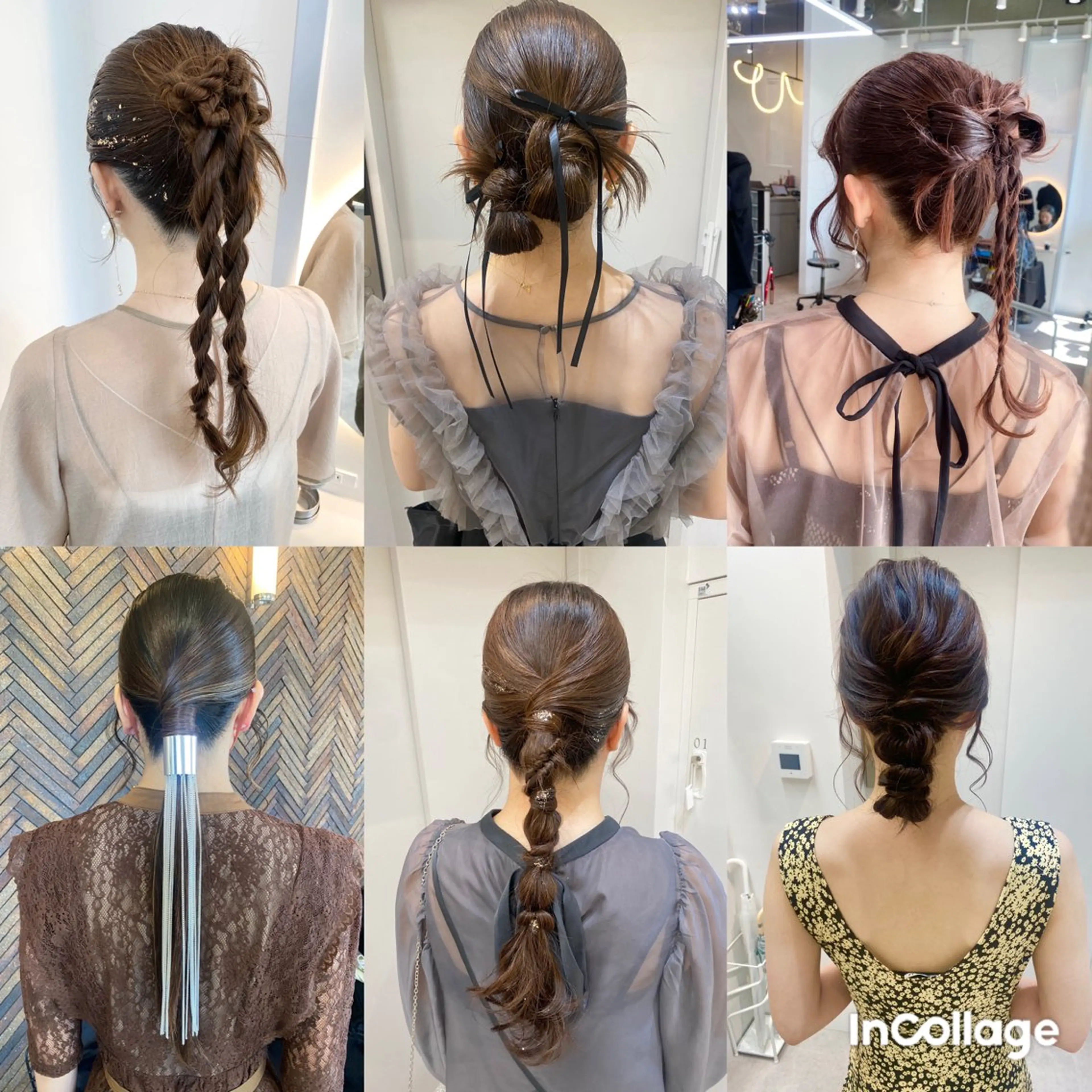 ヘアセット ma naのヘアスタイル