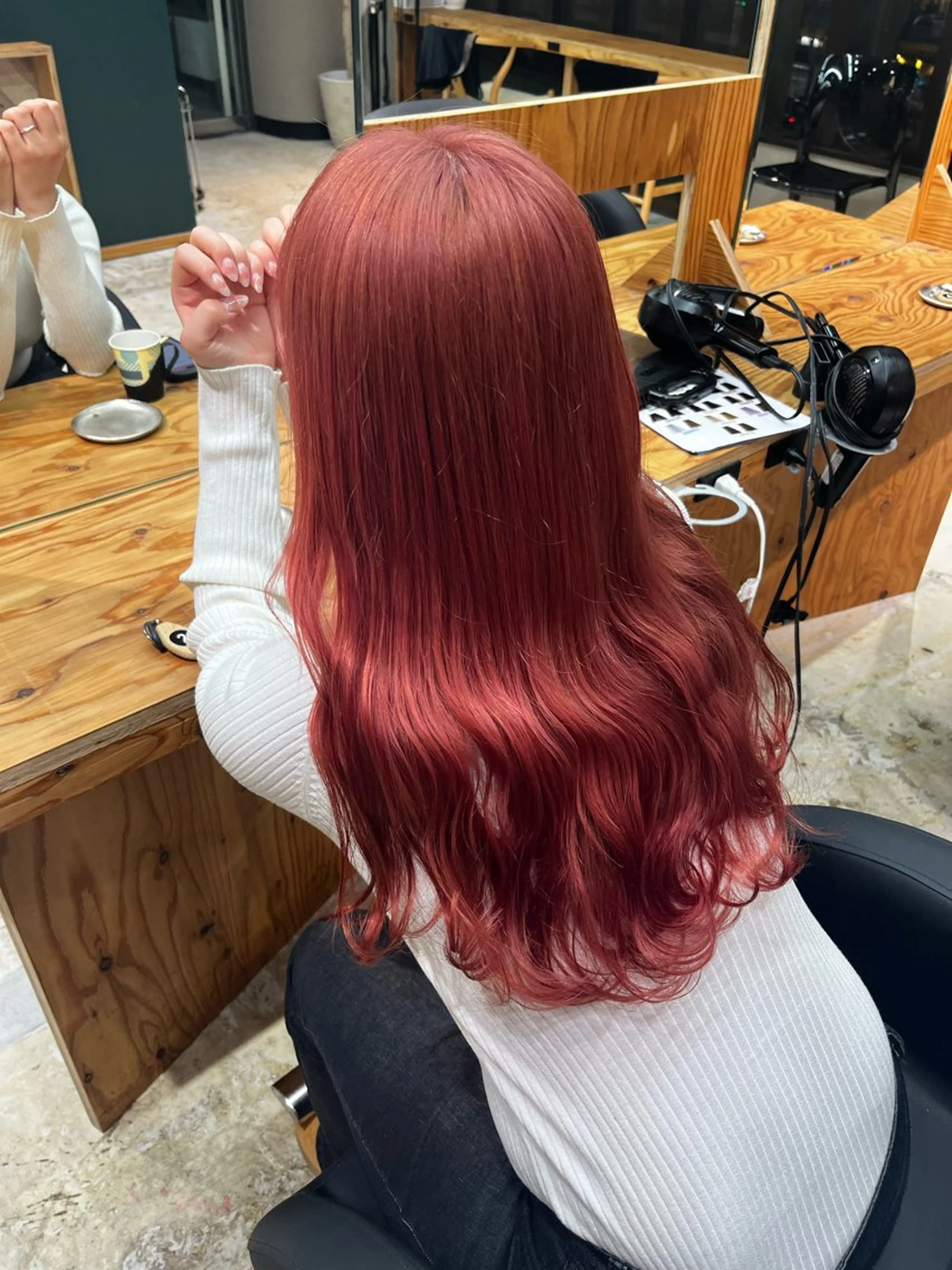 ロング ヘアカラー トリートメント 🏅EIGHT難波/ 【店長】タモツのヘアスタイル